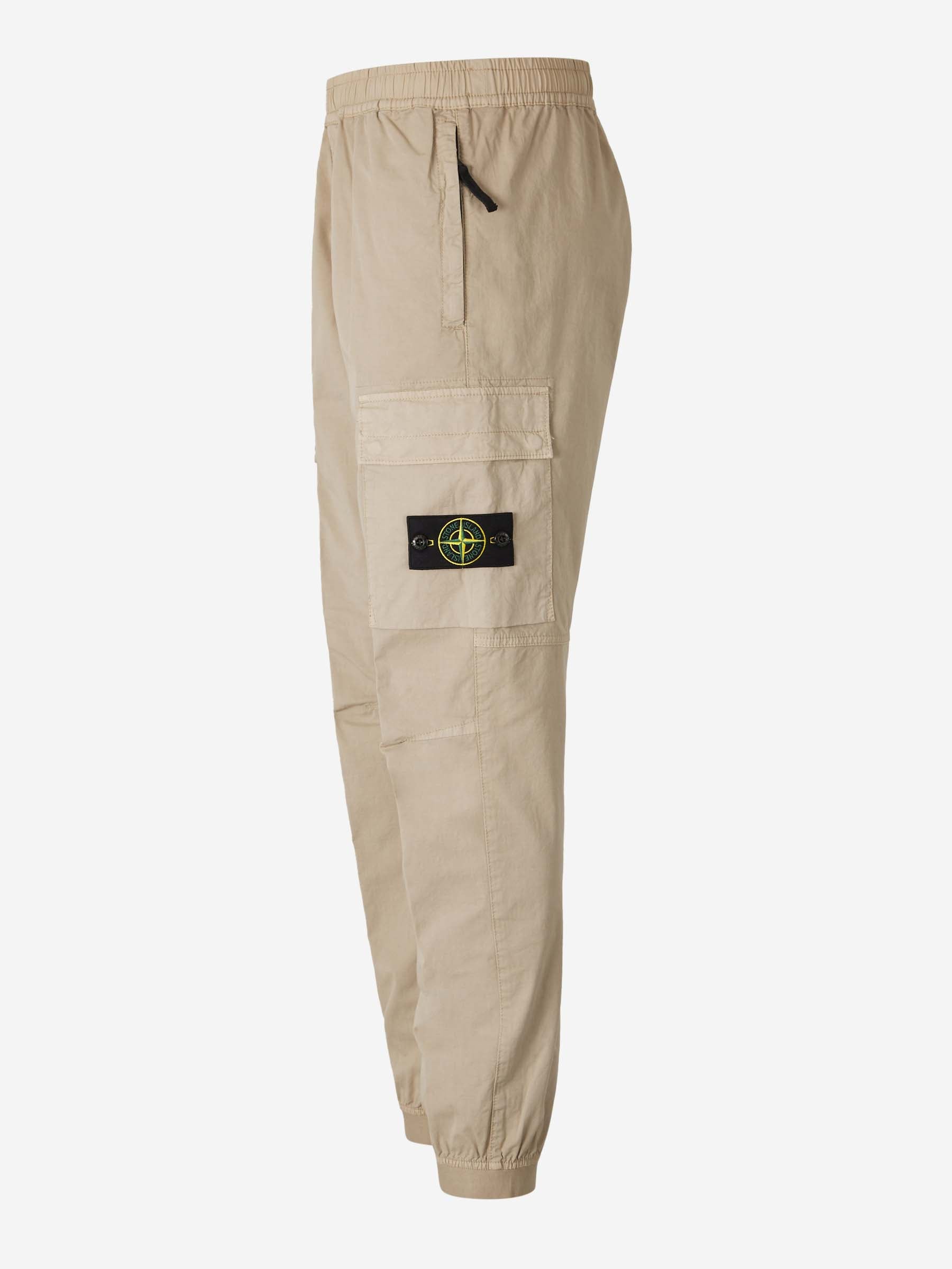 Outlet online Stone Island Hombre Pantalones Cargo Algodón color Beige sku 521-003279 02 - Foto 3