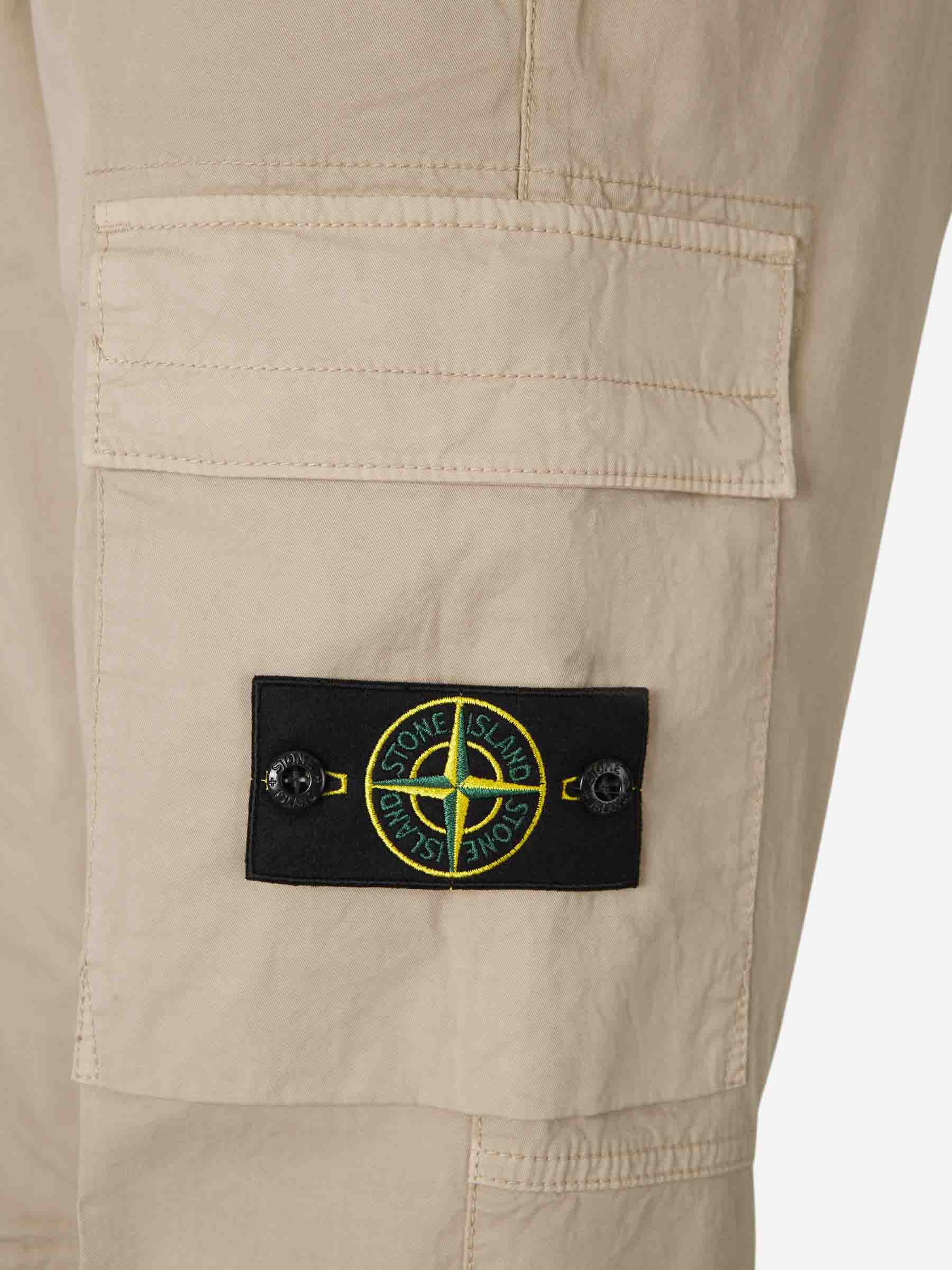 Outlet online Stone Island Hombre Pantalones Cargo Algodón color Beige sku 521-003279 02 - Foto 6