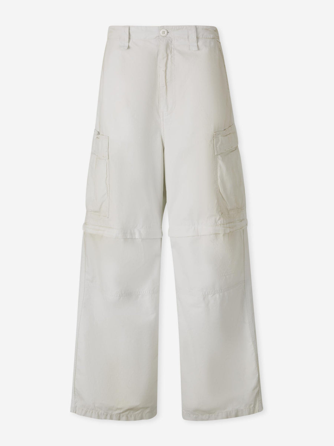 Outlet online Balenciaga Hombre Pantalones Cargo Anchos color Marfil sku 521-003294 01 - Foto 1
