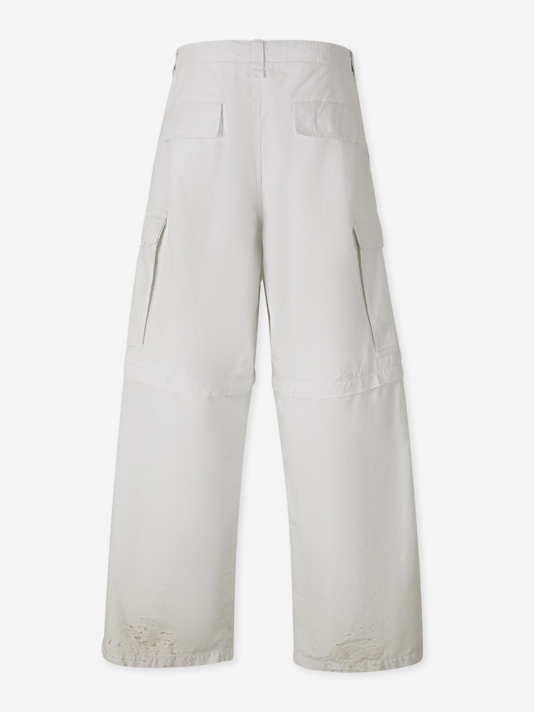 Outlet online Balenciaga Hombre Pantalones Cargo Anchos color Marfil sku 521-003294 01 - Foto 5
