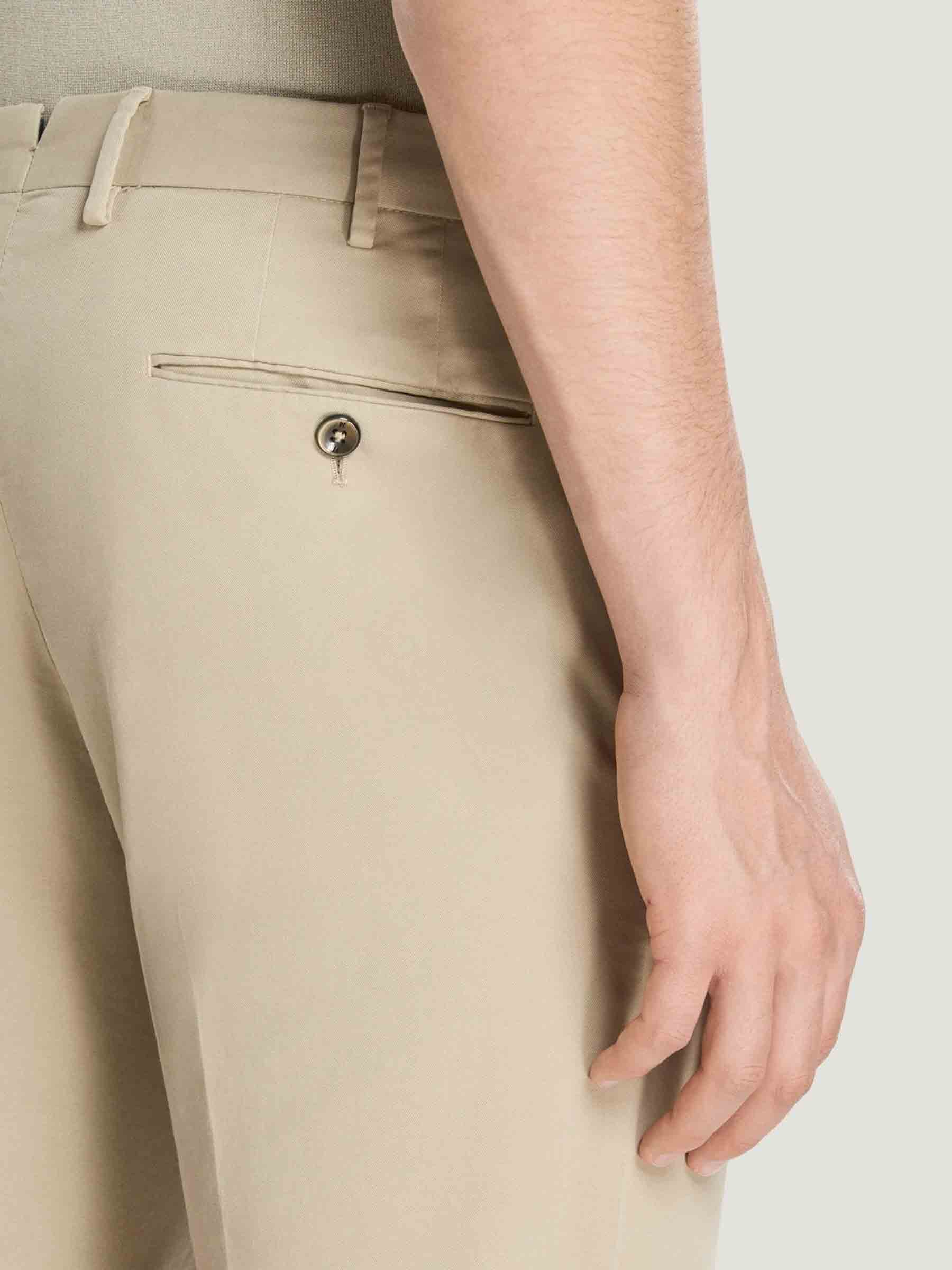 PT Torino Hombre Barcelona Pantalones Chinos Slim color Taupe sku 521-003301 02 - Foto 5