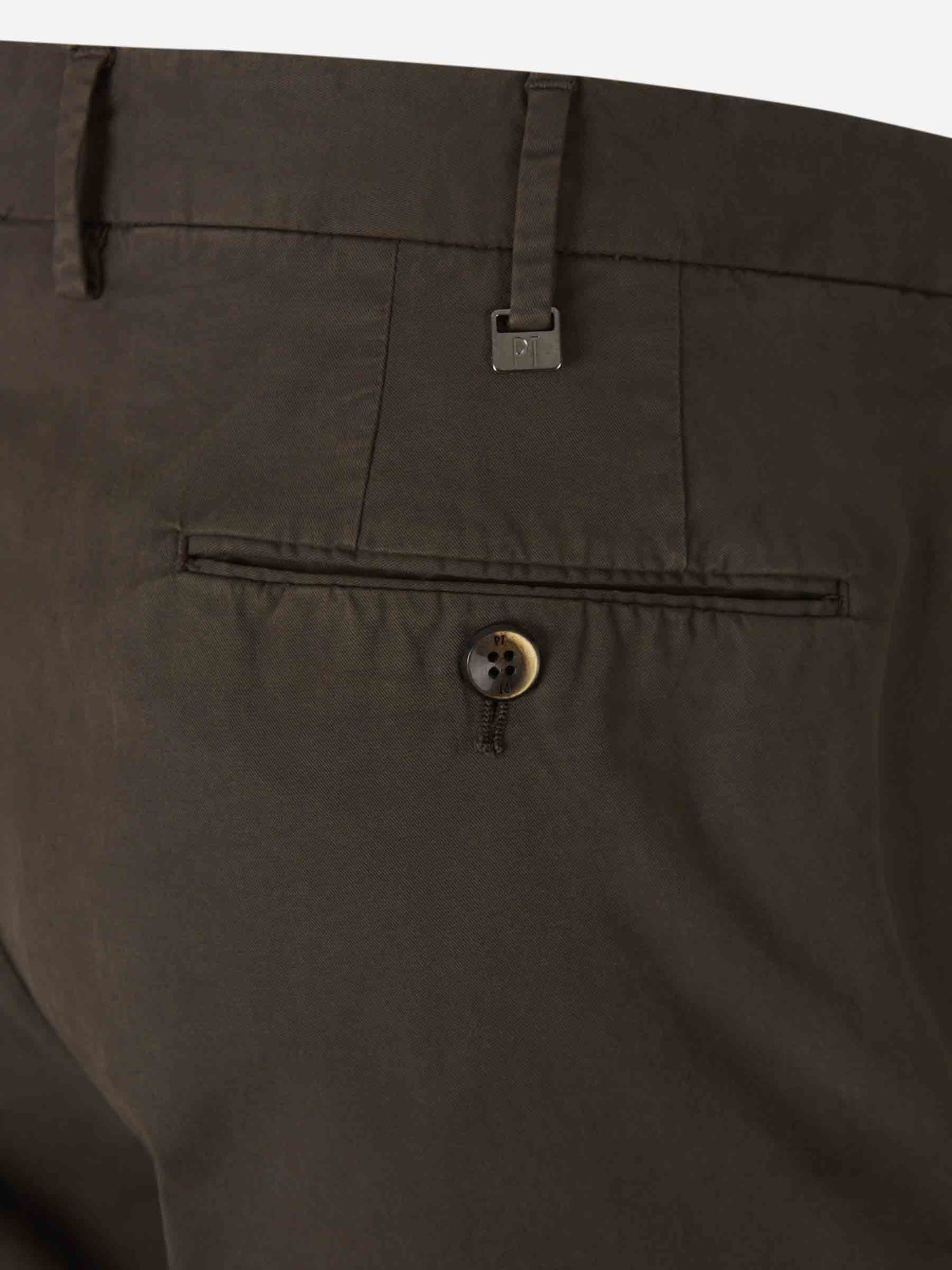 PT Torino Hombre Barcelona Pantalones Chinos Slim color Marrón Oscuro sku 521-003301 04 - Foto 4