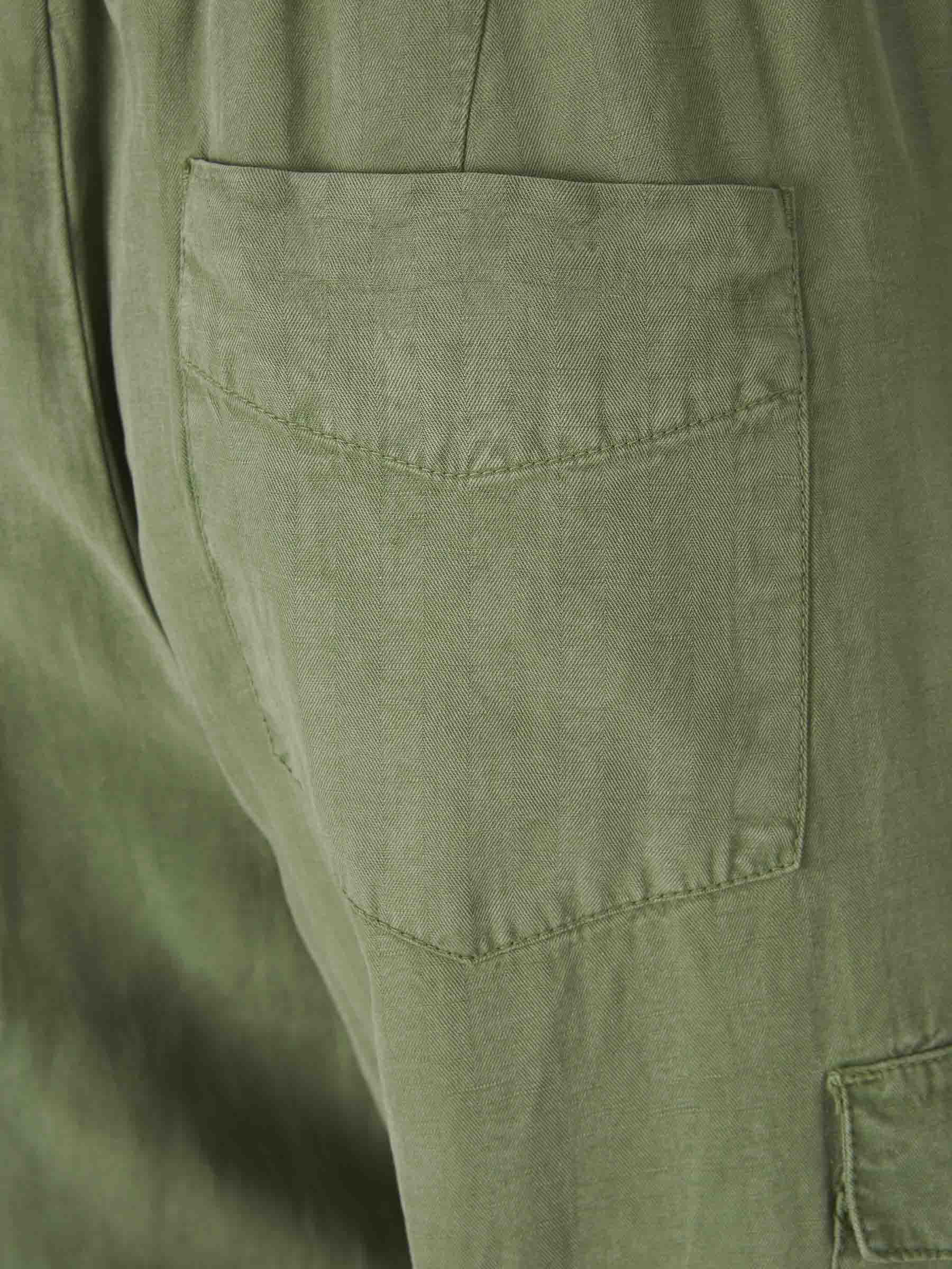Outlet online PT Torino Hombre Pantalones Cargo Algodón color Verde sku 521-003302 02 - Foto 5