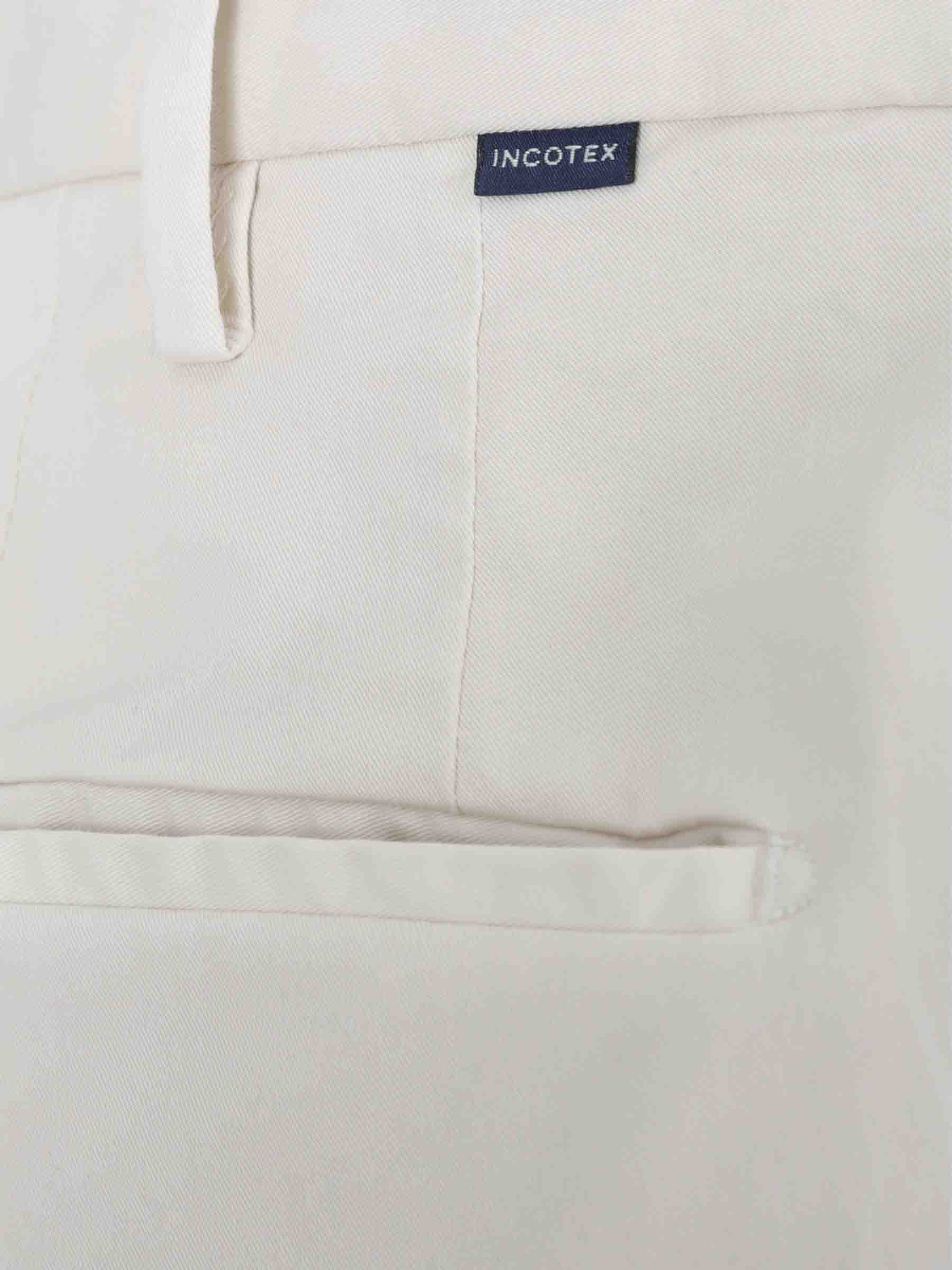 Incotex Hombre Barcelona Pantalones Chinos Algodón color Marfil sku 521-003306 02 - Foto 3