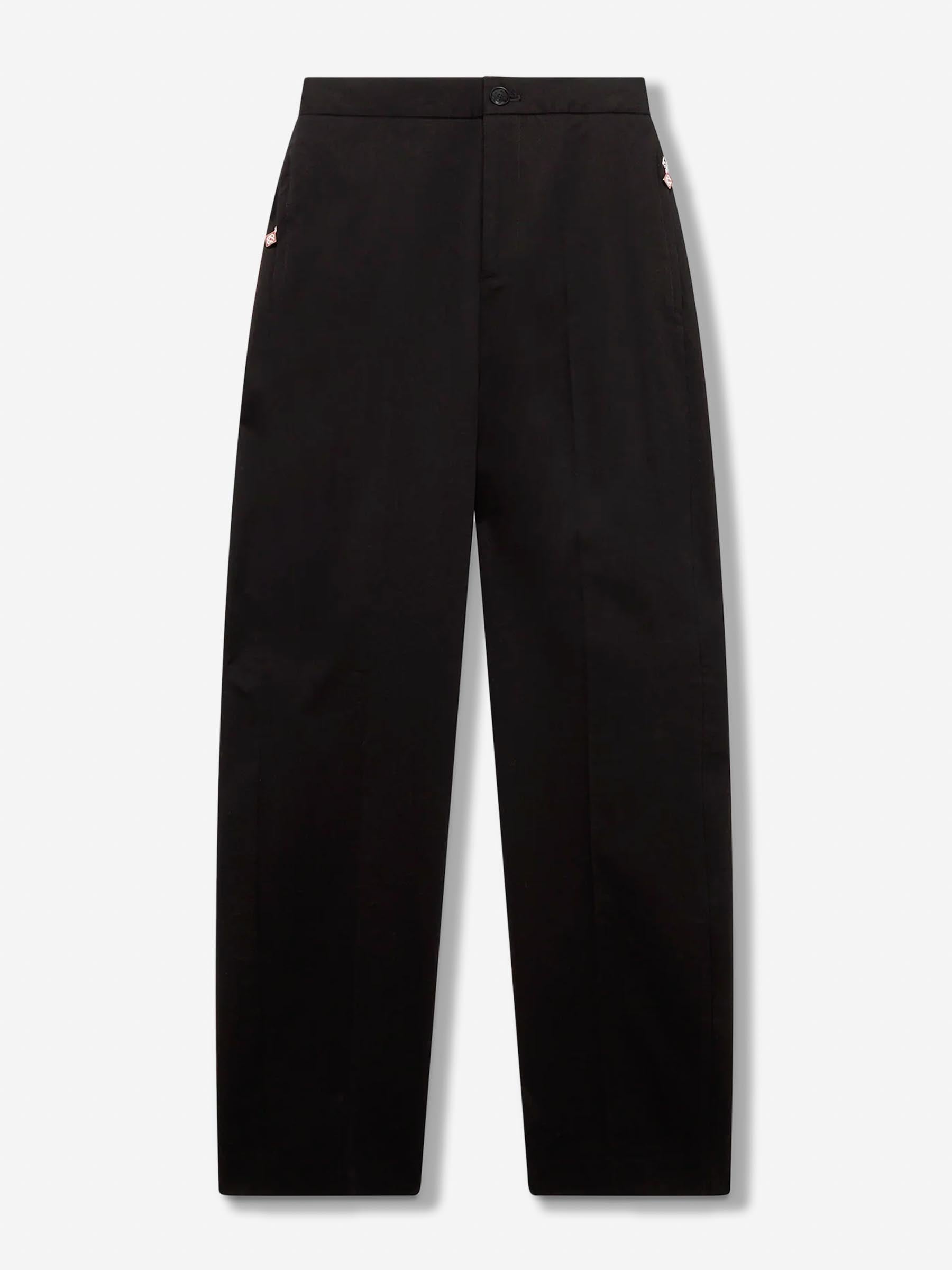 Outlet online Casablanca Hombre Pantalones Chinos Algodón color Negro sku 521-003365 01 - Foto 1