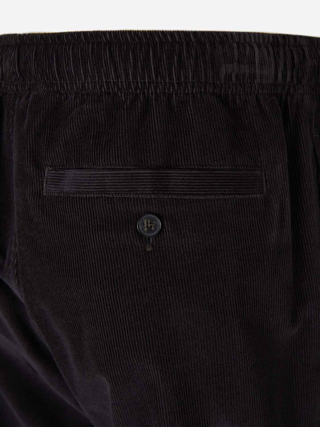 Outlet online Palm Angels Hombre Pantalones Rectos Pana color Gris Antracita sku 521-003407 01 - Foto 4