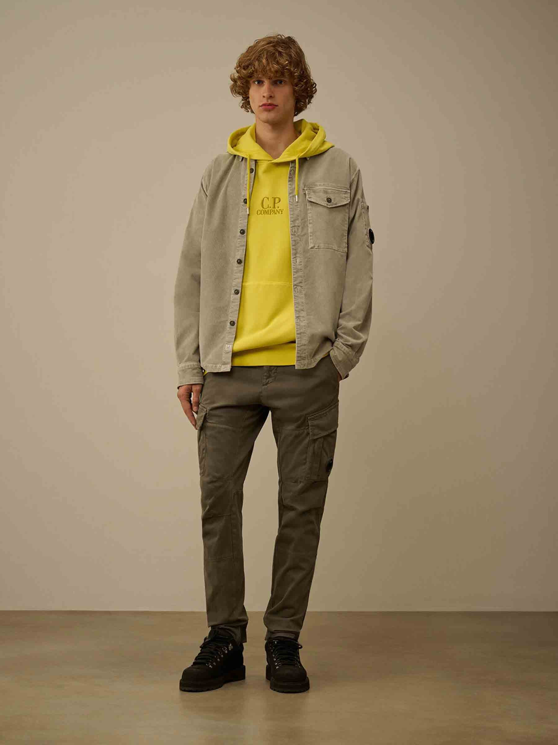 Outlet online C.P. Company Hombre Pantalones Sateen Ergonomic color Gris Antracita sku 521-003445 02 - Foto 2