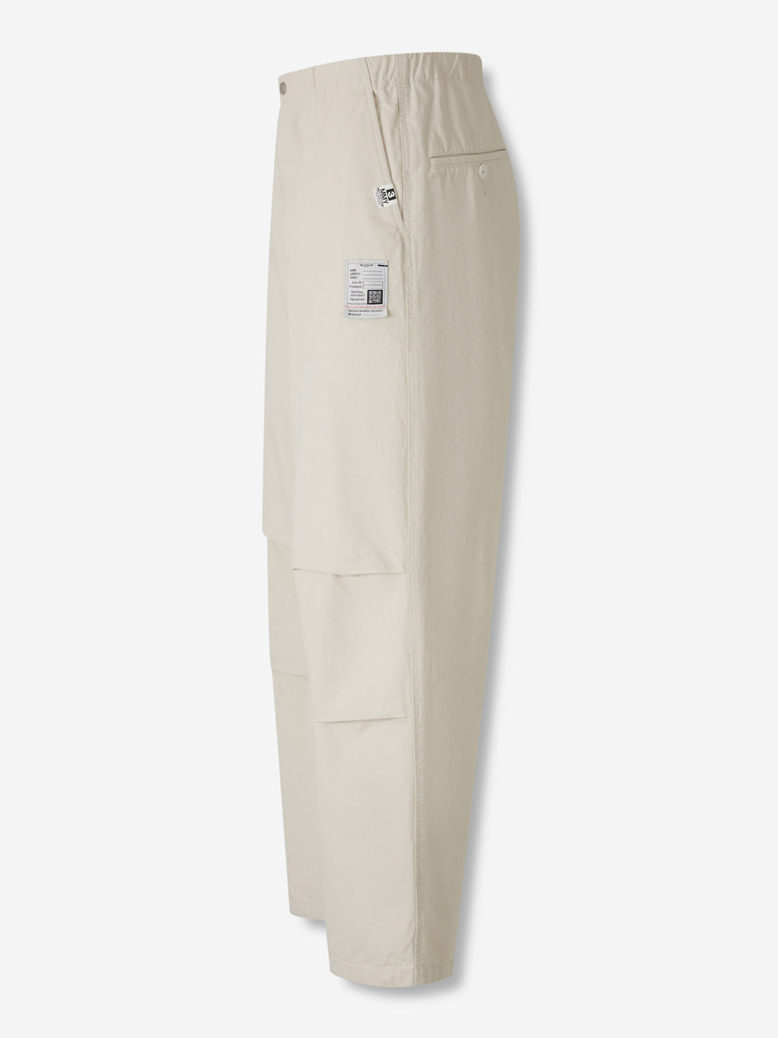 Outlet online Maison Mihara Yasuhiro Hombre Pantalones Parachute color Blanco sku 521-003465 01 - Foto 2