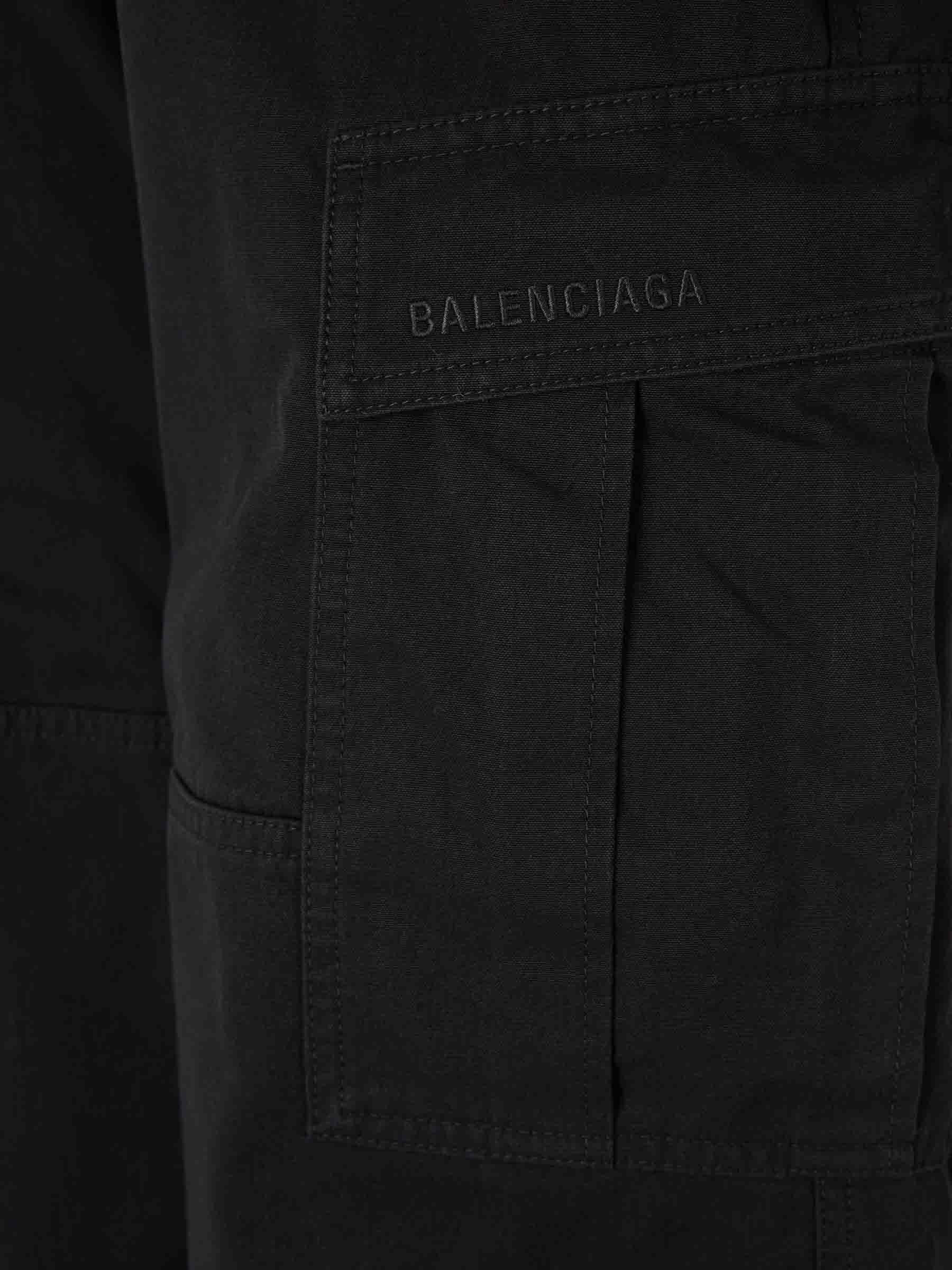 Outlet online Balenciaga Hombre Pantalones Anchos Cargo color Negro sku 521-003504 01 - Foto 5