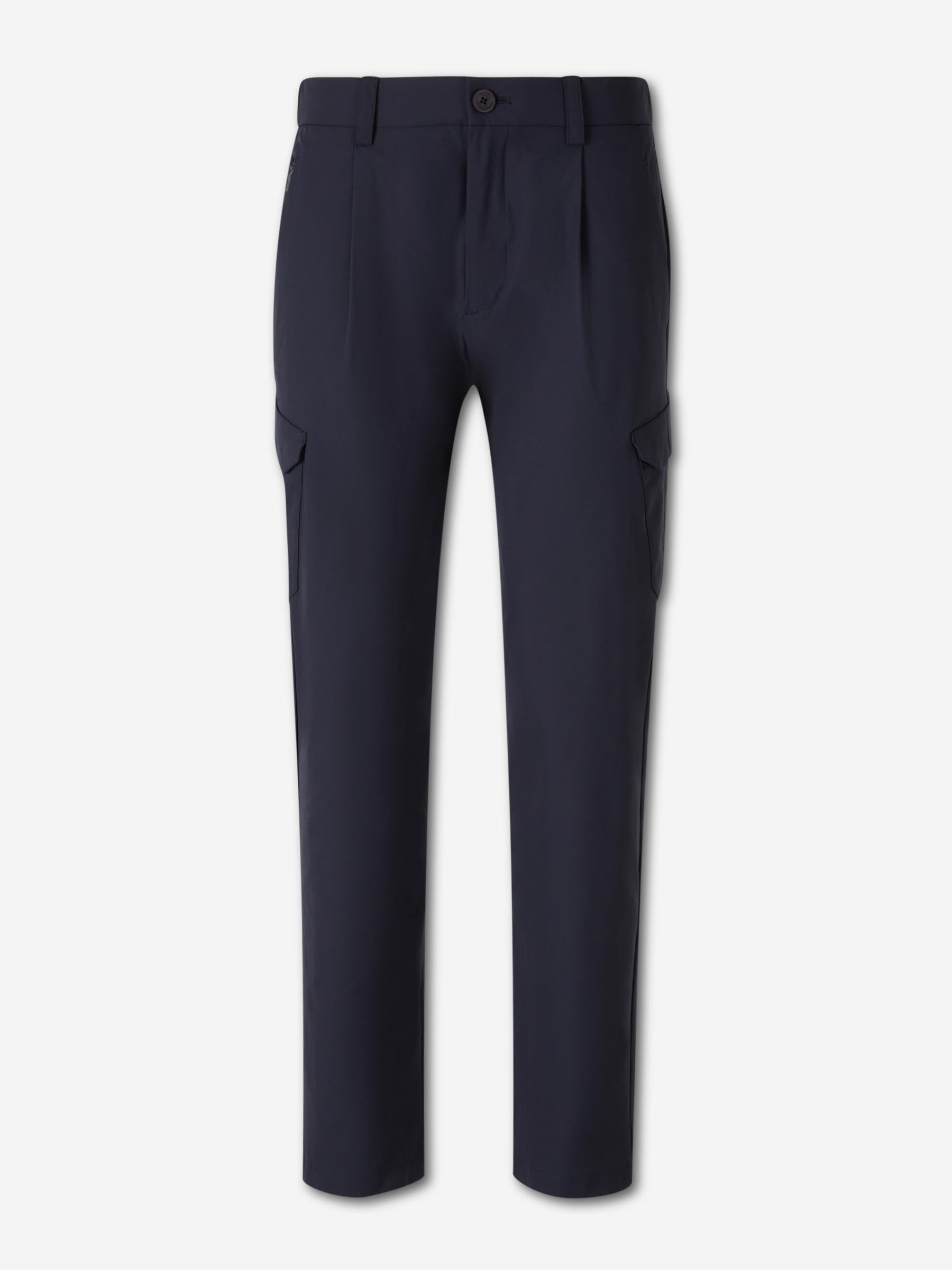 Herno Hombre Barcelona Pantalones Recto Cargo color Azul Noche sku 521-003528 01 - Foto 1
