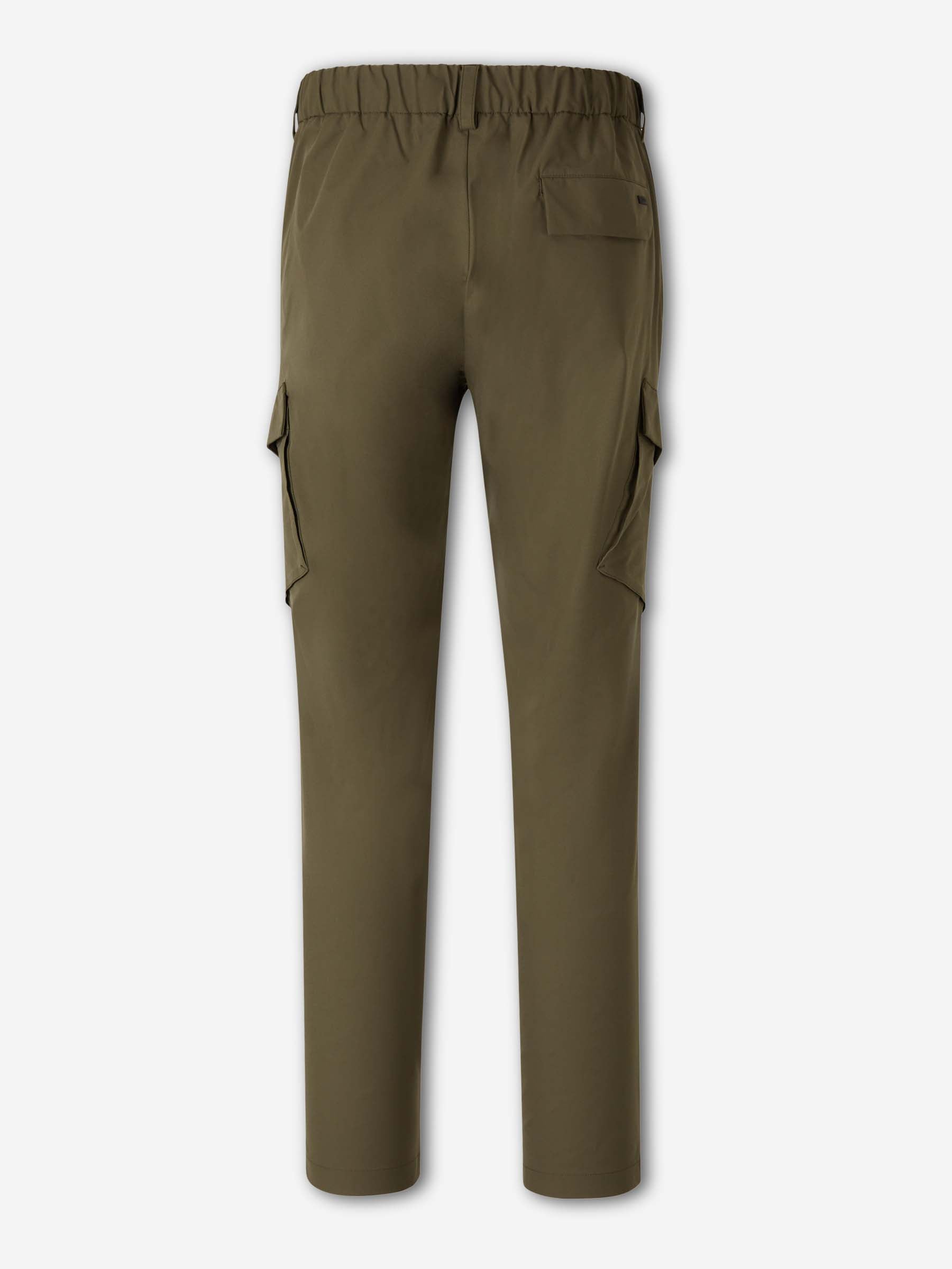 Herno Hombre Barcelona Pantalones Recto Cargo color Verde Militar sku 521-003528 02 - Foto 3