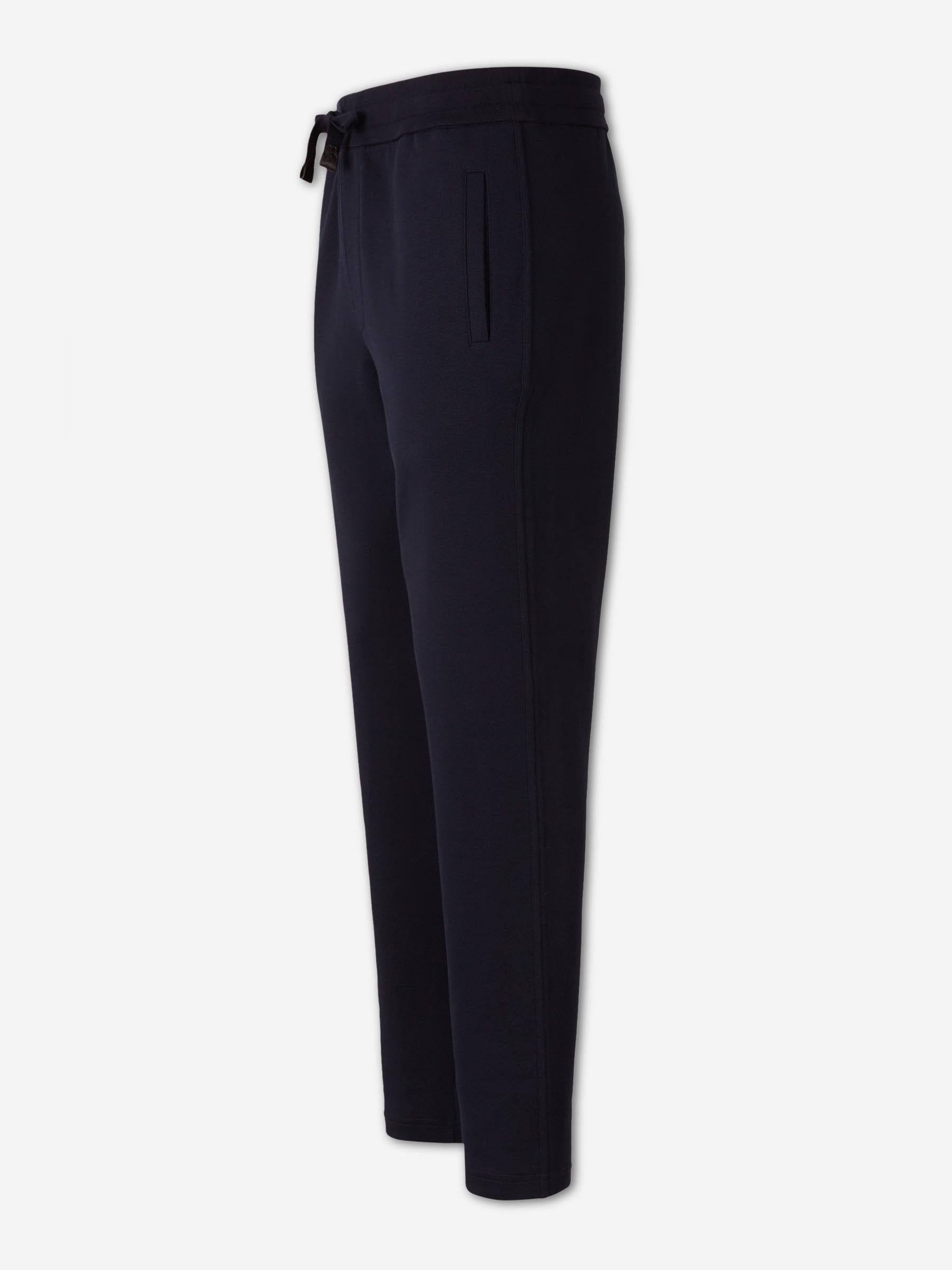 Outlet online Brioni Hombre Joggers Logo Algodón color Azul Noche sku 521-003534 01 - Foto 2