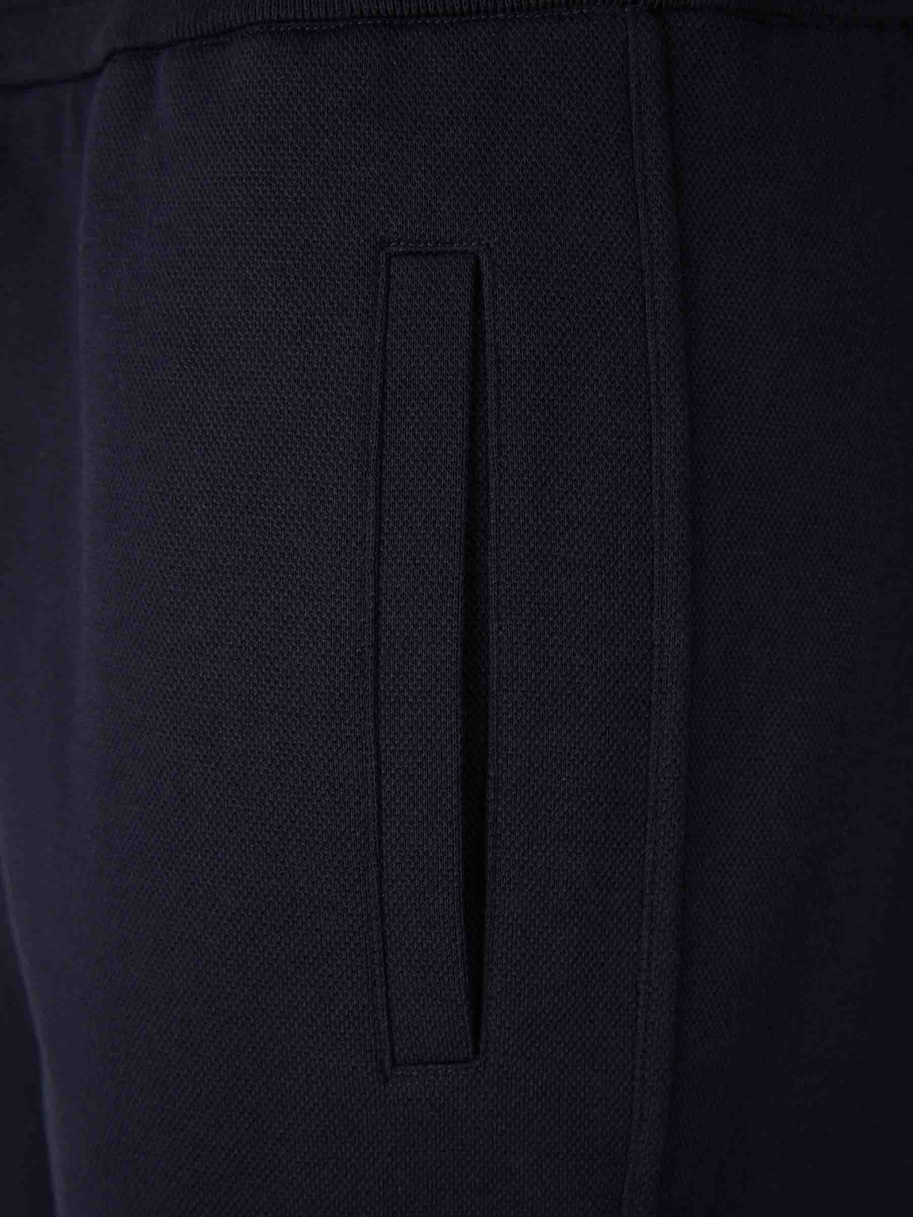 Outlet online Brioni Hombre Joggers Logo Algodón color Azul Noche sku 521-003534 01 - Foto 4
