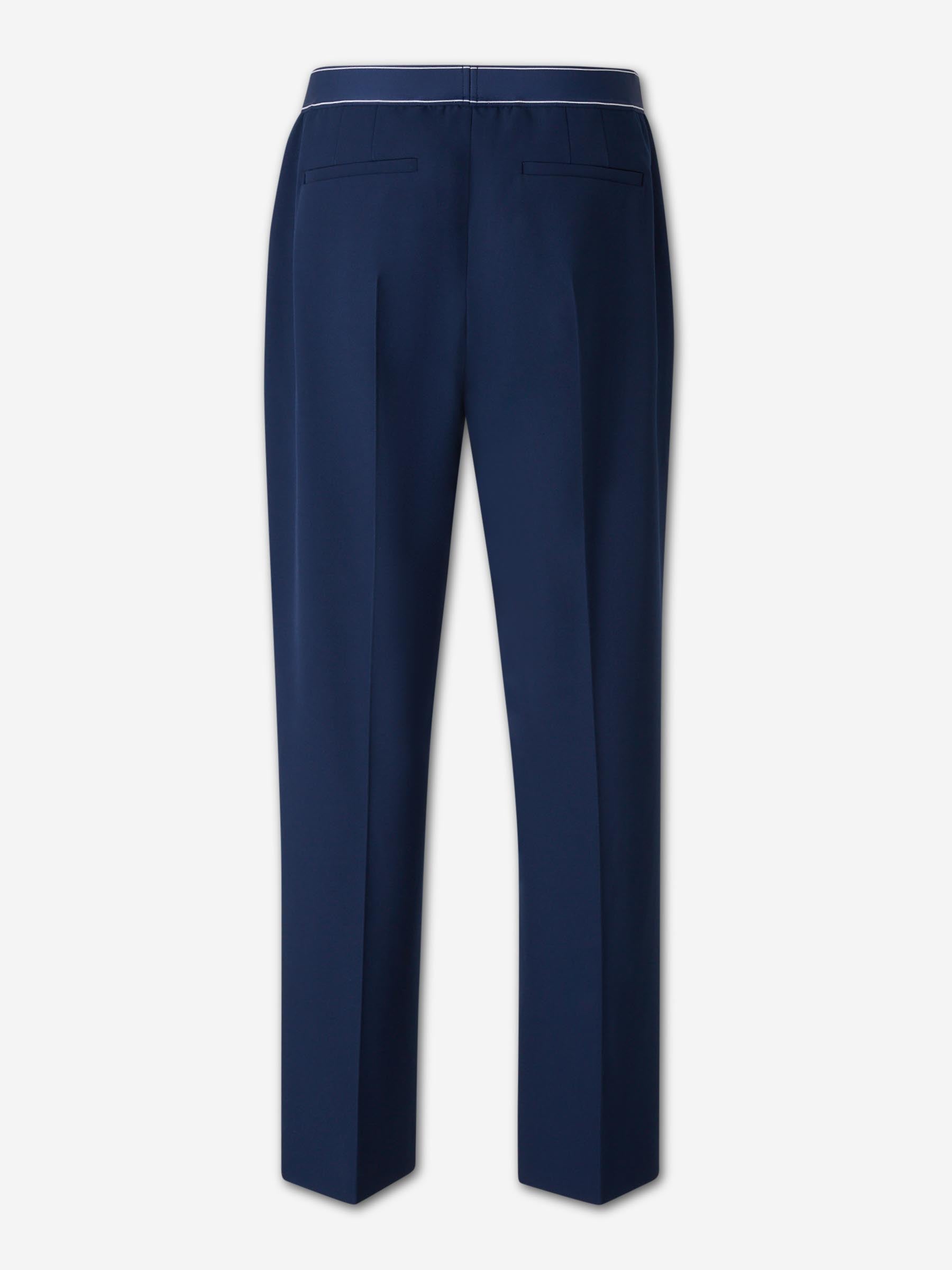 Casablanca Hombre Barcelona Pantalones Rectos Lana color Azul Marino sku 521-003562 01 - Foto 3