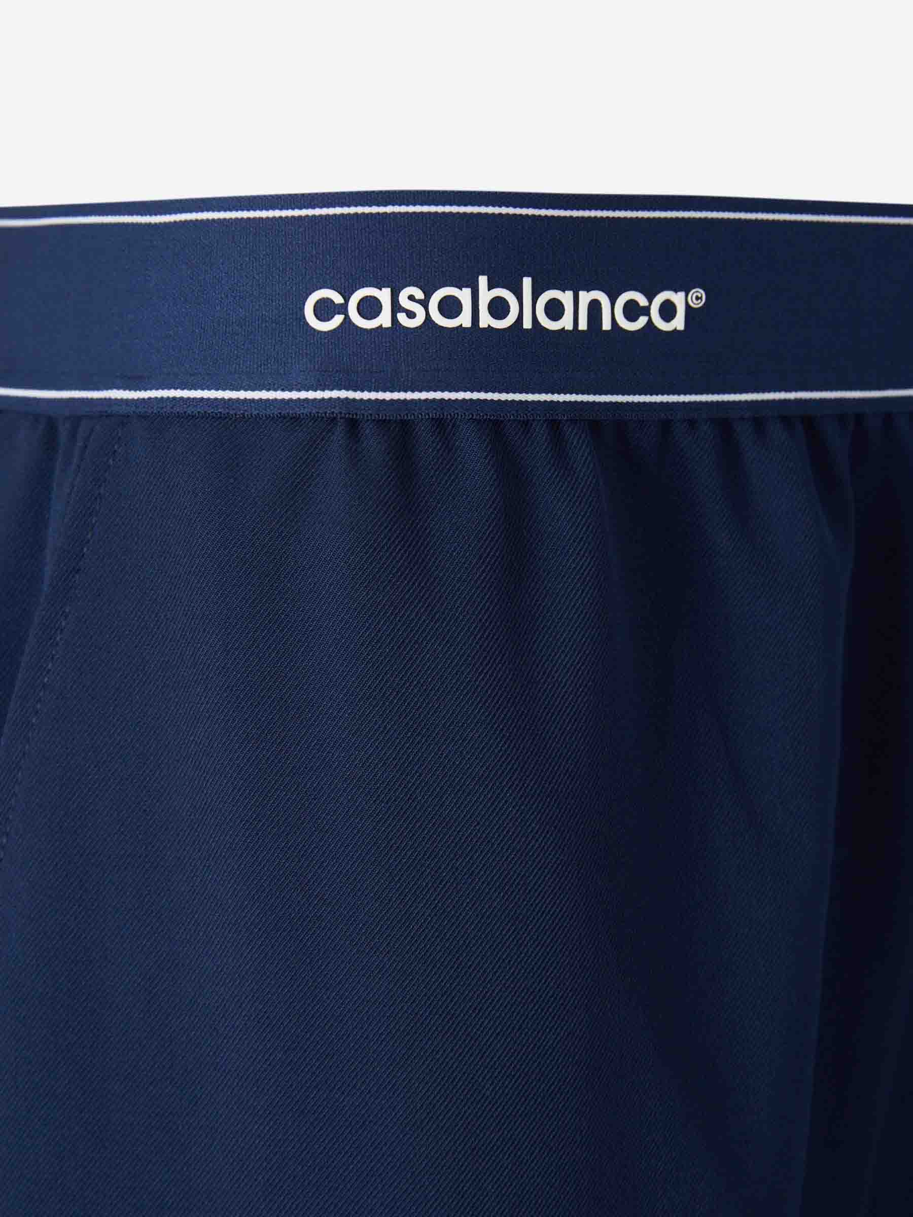 Casablanca Hombre Barcelona Pantalones Rectos Lana color Azul Marino sku 521-003562 01 - Foto 4