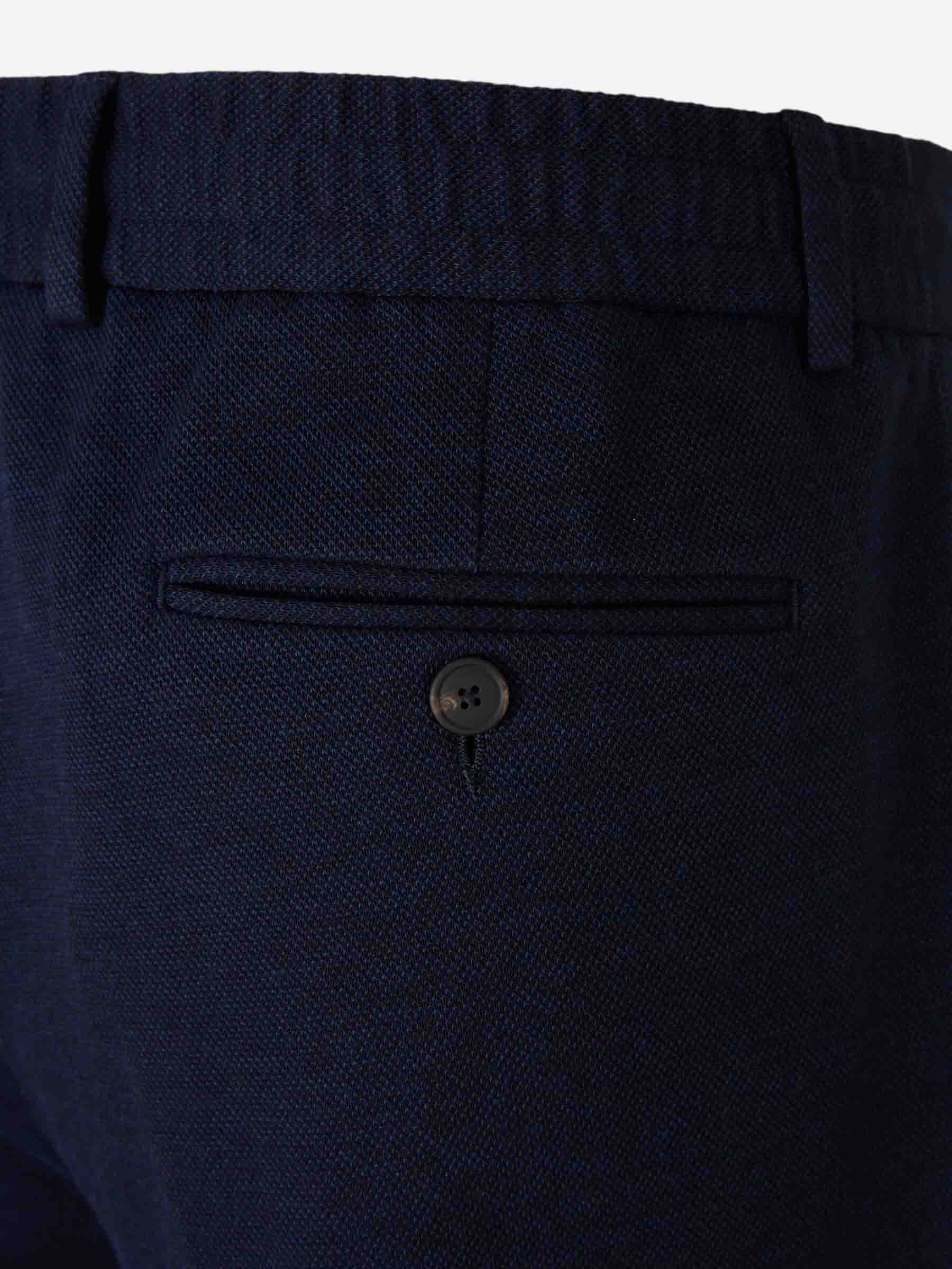 Gran Sasso Hombre Barcelona Pantalones Rectos Algodón color Azul Noche sku 521-003610 01 - Foto 4