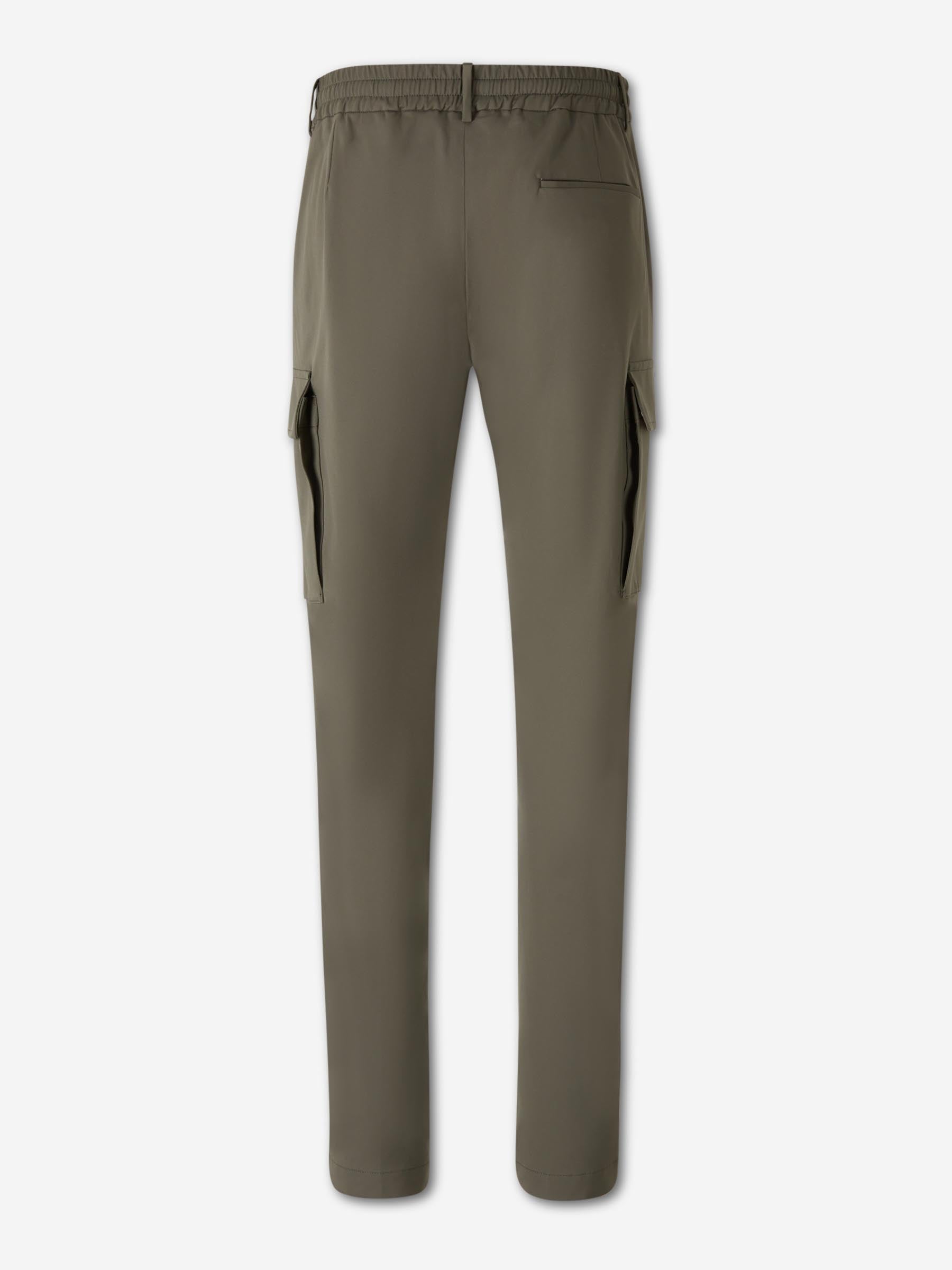 Berwich Hombre Barcelona Pantalones Rectos Cargo color Verde Militar sku 521-003631 01 - Foto 3