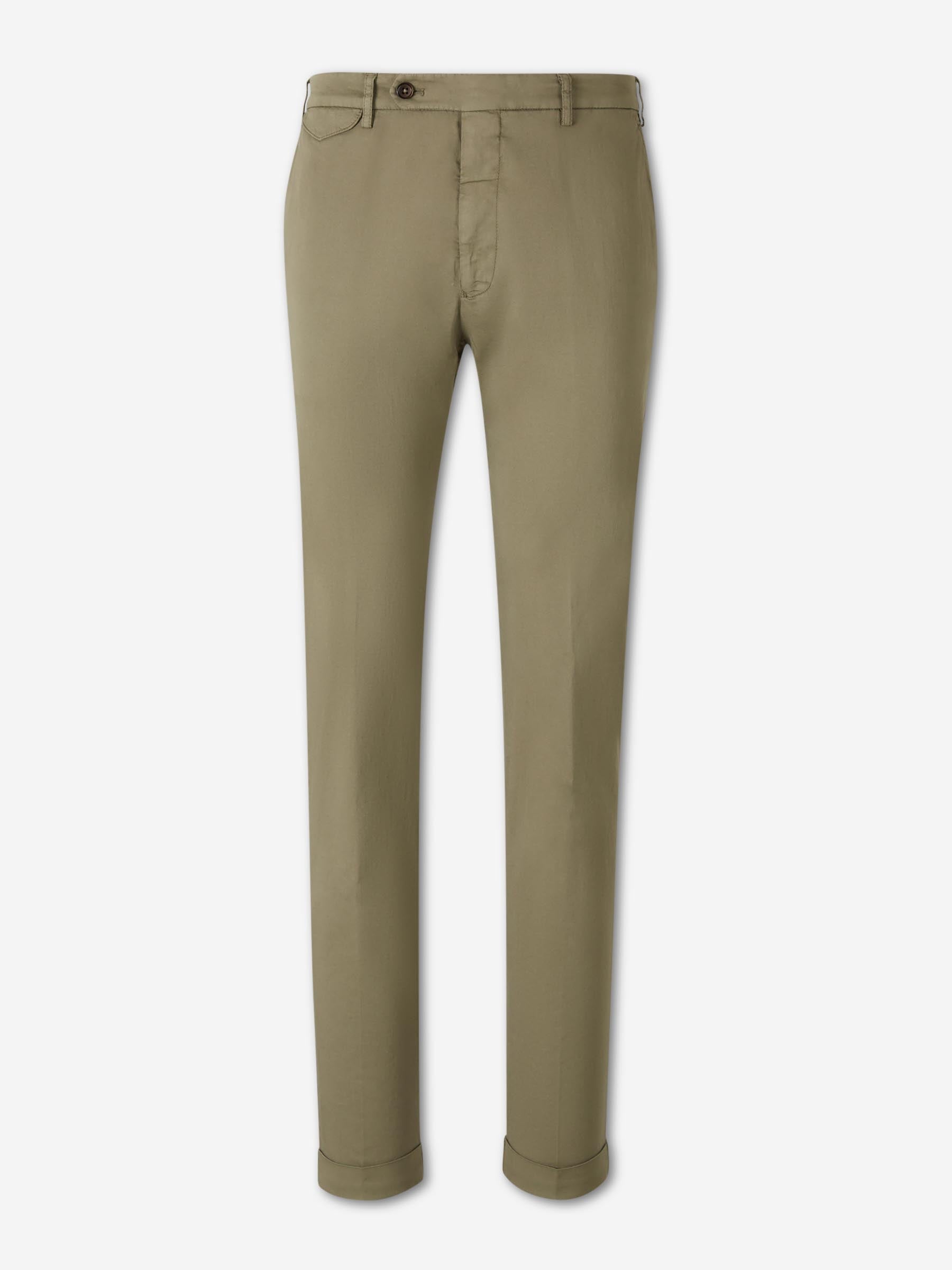 Santa Eulalia Hombre Barcelona Pantalones Rectos Chinos color Verde Militar sku 521-003635 03 - Foto 1