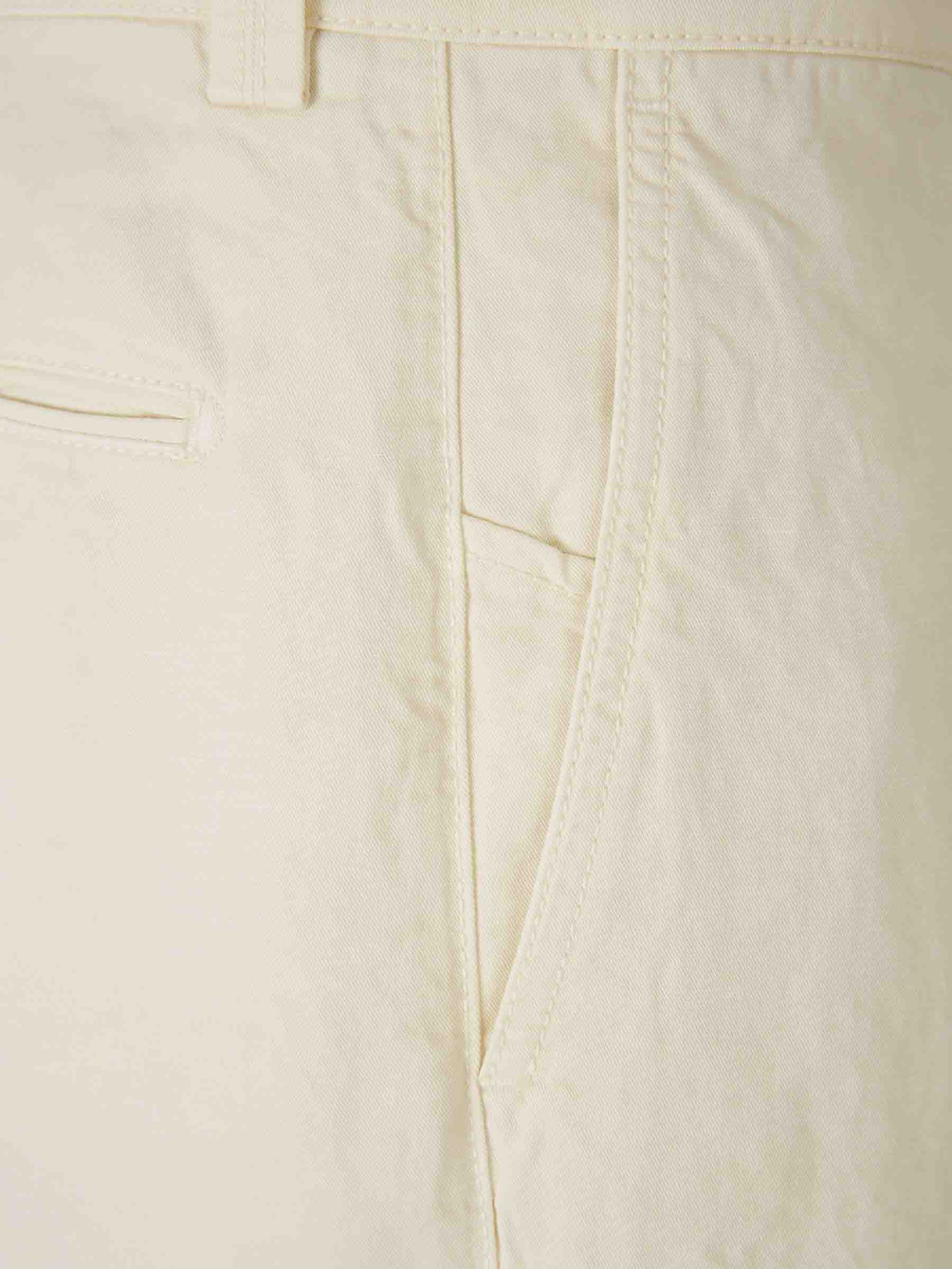 Santa Eulalia Hombre Barcelona Pantalones Chinos Lino color Crema sku 521-003636 01 - Foto 3