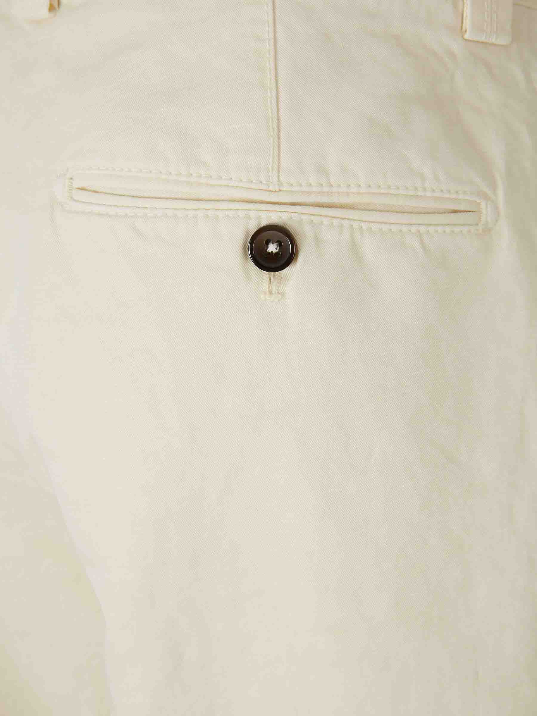 Santa Eulalia Hombre Barcelona Pantalones Chinos Lino color Crema sku 521-003636 01 - Foto 4