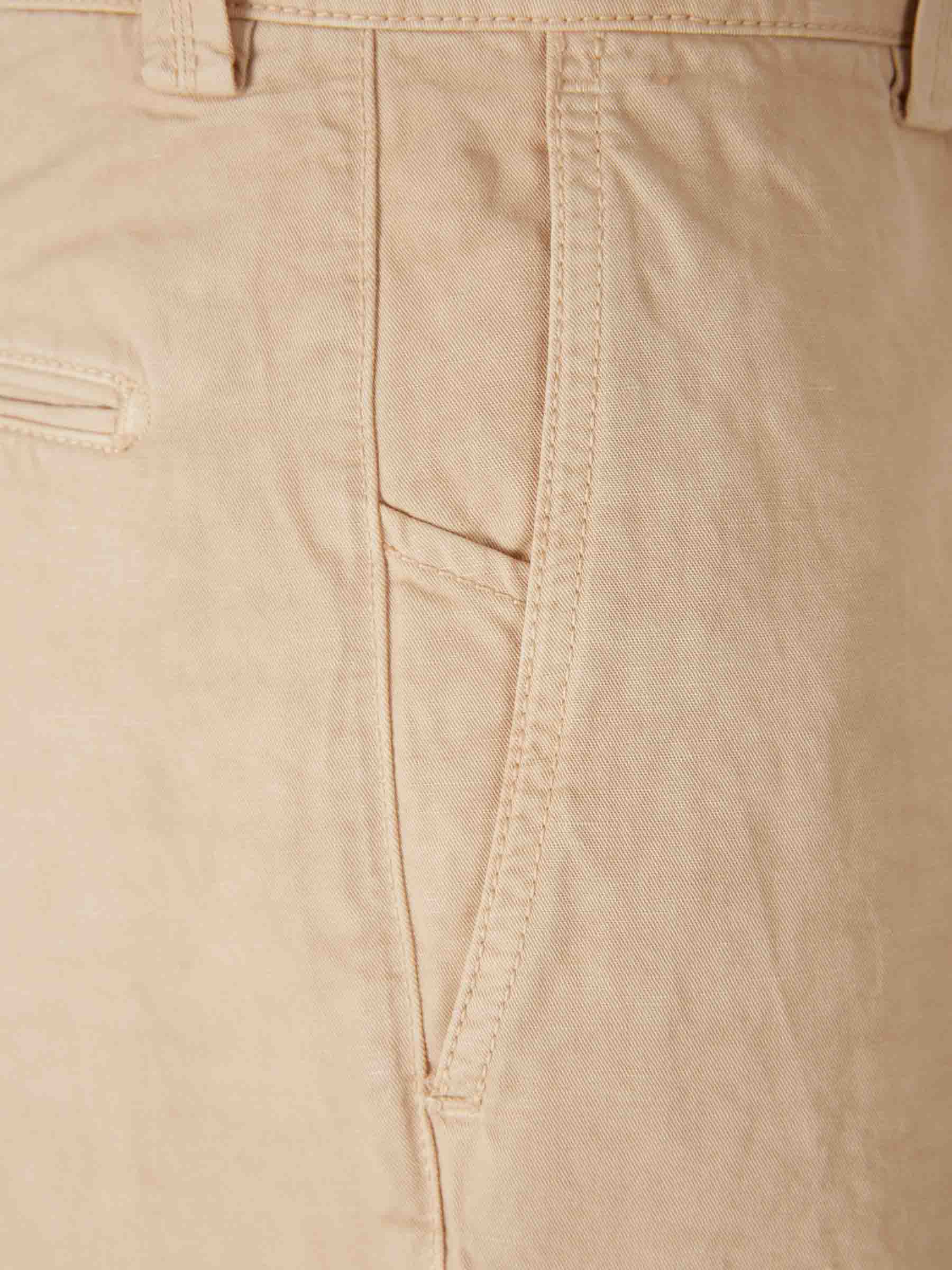 Santa Eulalia Hombre Barcelona Pantalones Chinos Lino color Nude sku 521-003636 02 - Foto 3