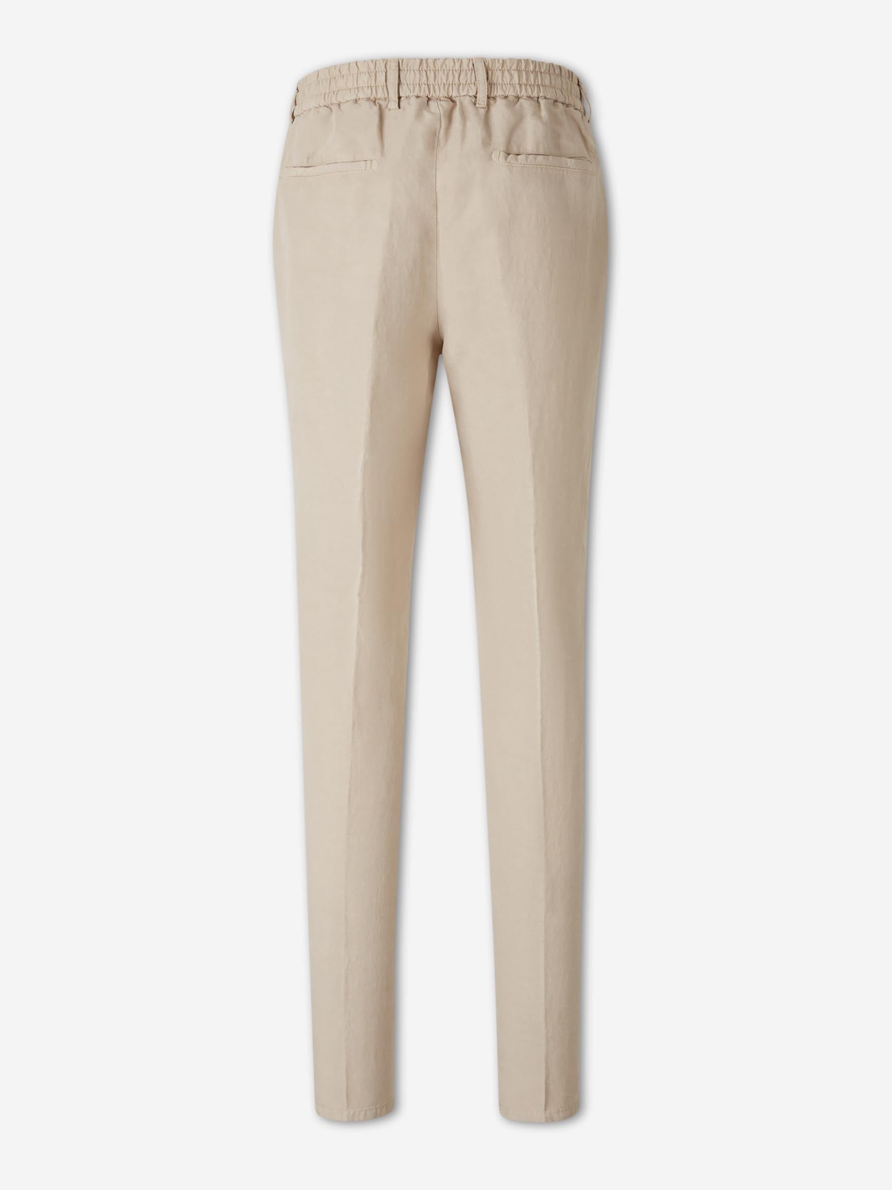 Santa Eulalia Hombre Barcelona Pantalones Rectos Pinzas color Beige sku 521-003637 01 - Foto 2
