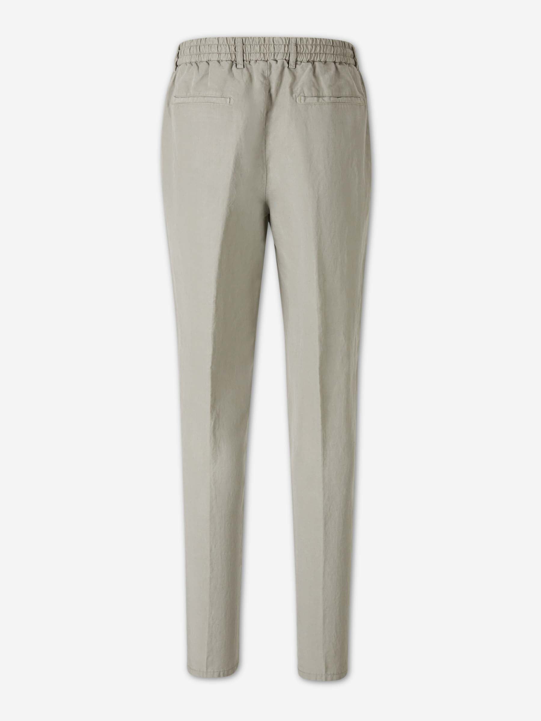 Santa Eulalia Hombre Barcelona Pantalones Rectos Pinzas color Taupe sku 521-003637 02 - Foto 2
