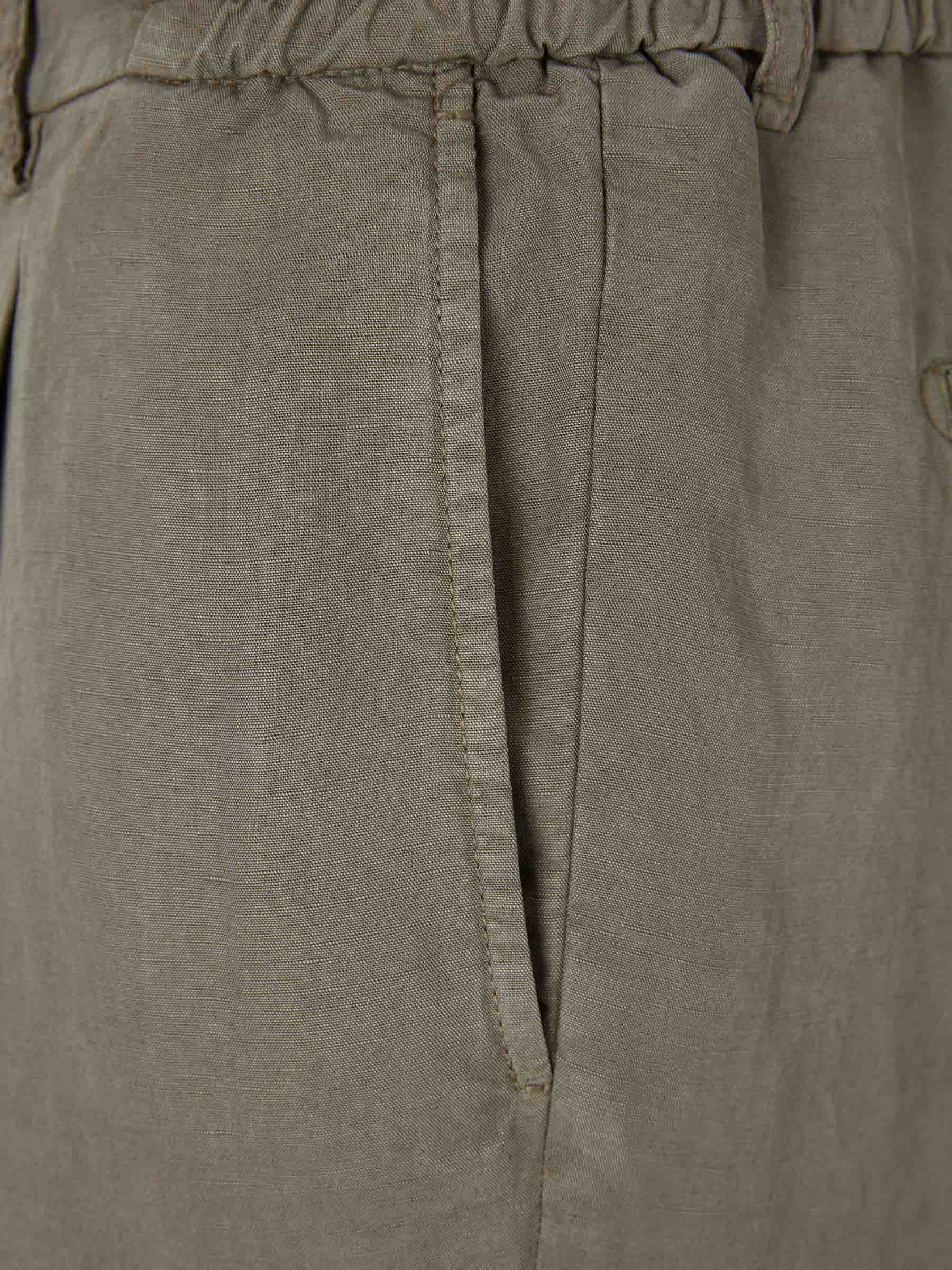 Santa Eulalia Hombre Barcelona Pantalones Rectos Pinzas color Verde Oscuro sku 521-003637 03 - Foto 3