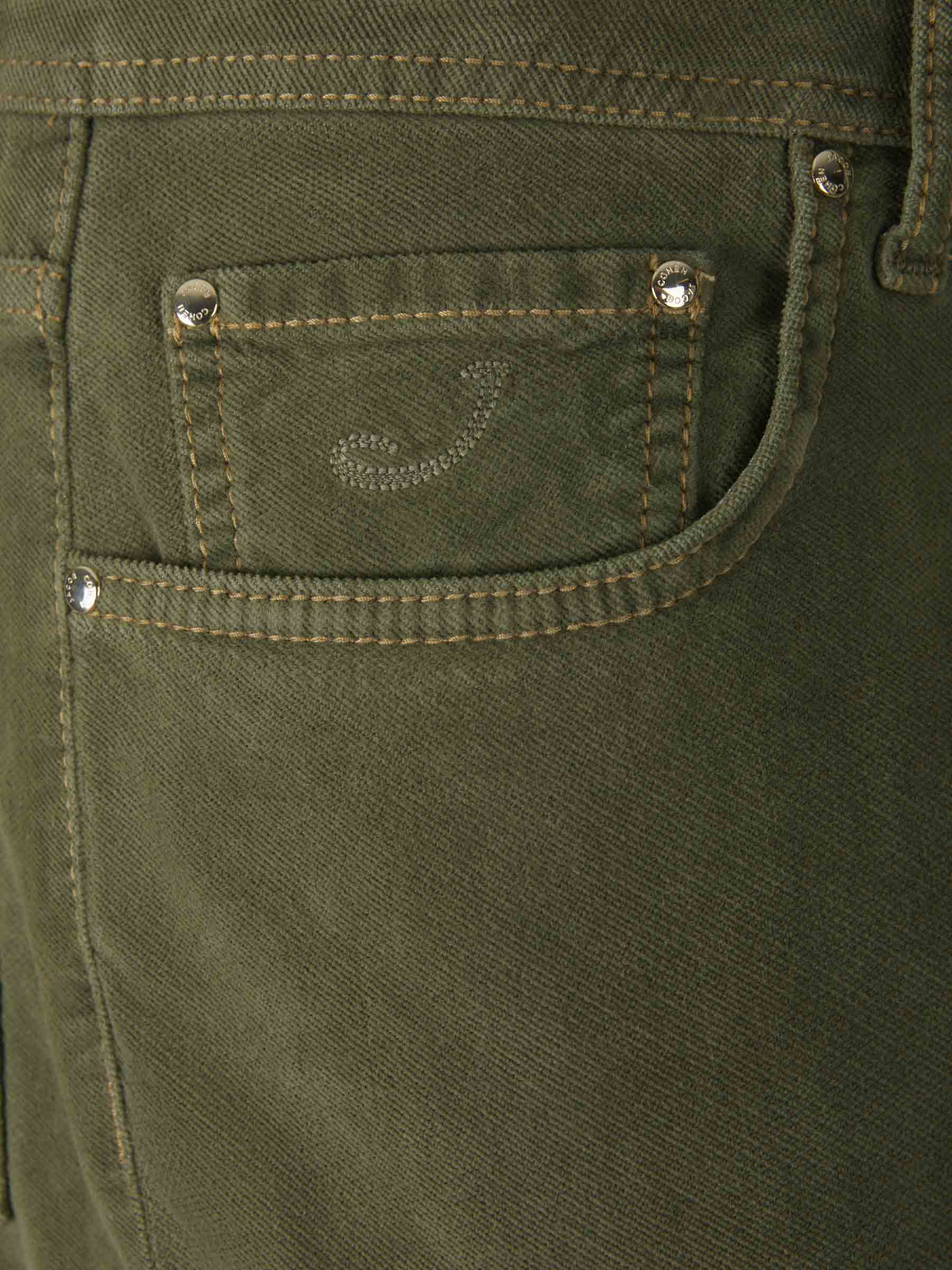Outlet online Jacob Cohën Hombre Pantalones Bard Micro Pana color Terracota sku 522-002300 03 - Foto 7