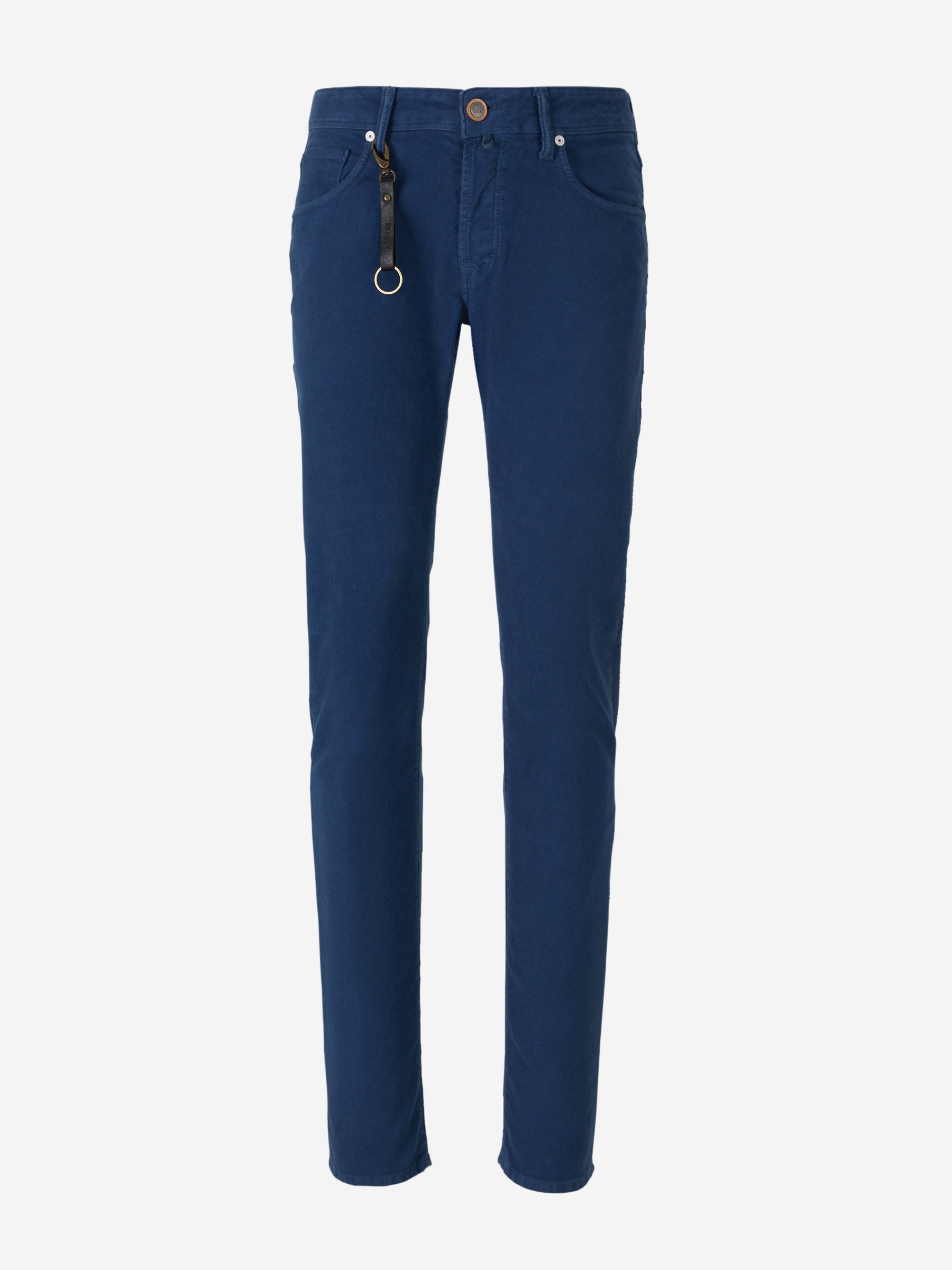 Outlet online Incotex Blue Division Hombre Jeans Straight Algodón color Azul Cobalto sku 522-002312 01 - Foto 1