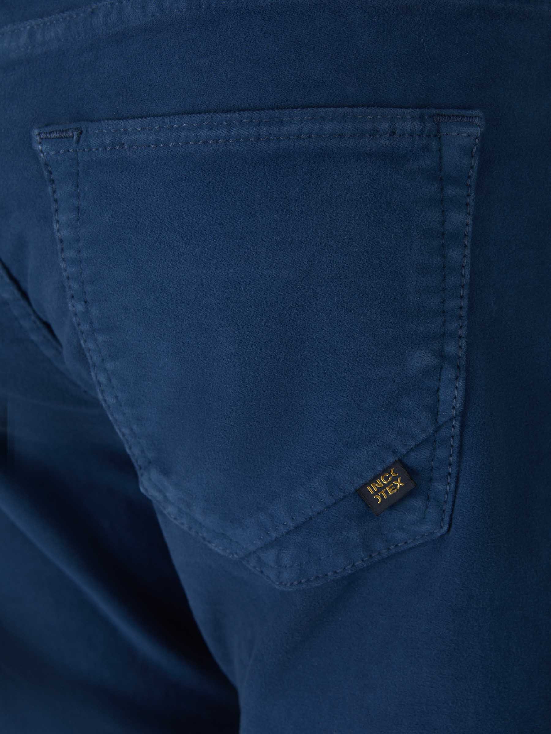 Outlet online Incotex Blue Division Hombre Jeans Straight Algodón color Azul Cobalto sku 522-002312 01 - Foto 4