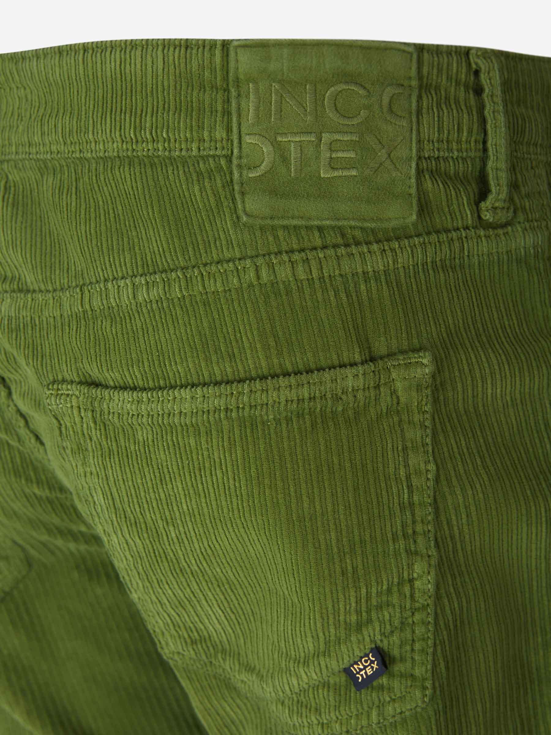 Outlet online Incotex Blue Division Hombre Pantalones Pana Slim Fit color Blanco sku 522-002427 01 - Foto 15