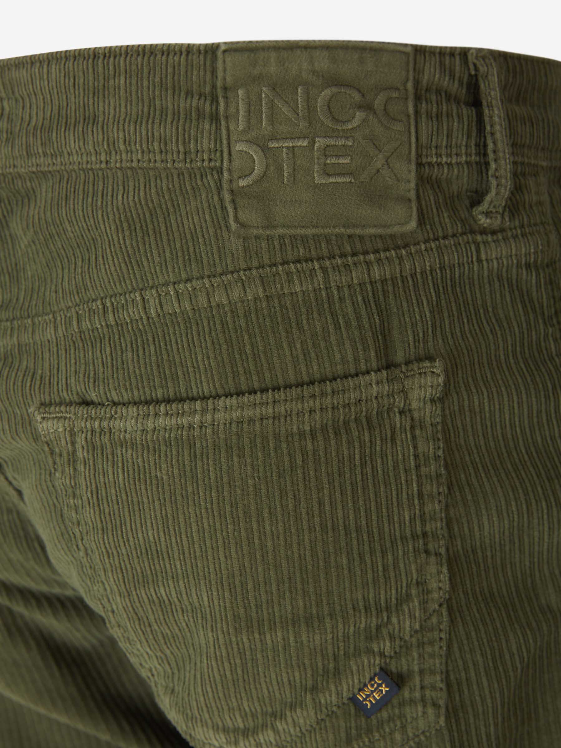 Outlet online Incotex Blue Division Hombre Pantalones Pana Slim Fit color Blanco sku 522-002427 01 - Foto 19