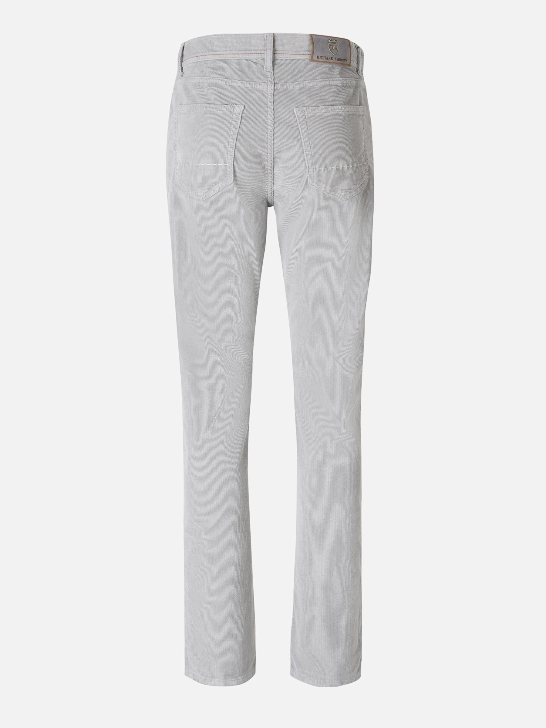 Outlet online Richard J. Brown Hombre Pantalones Pana Milano color Gris Claro sku 522-002515 01 - Foto 2
