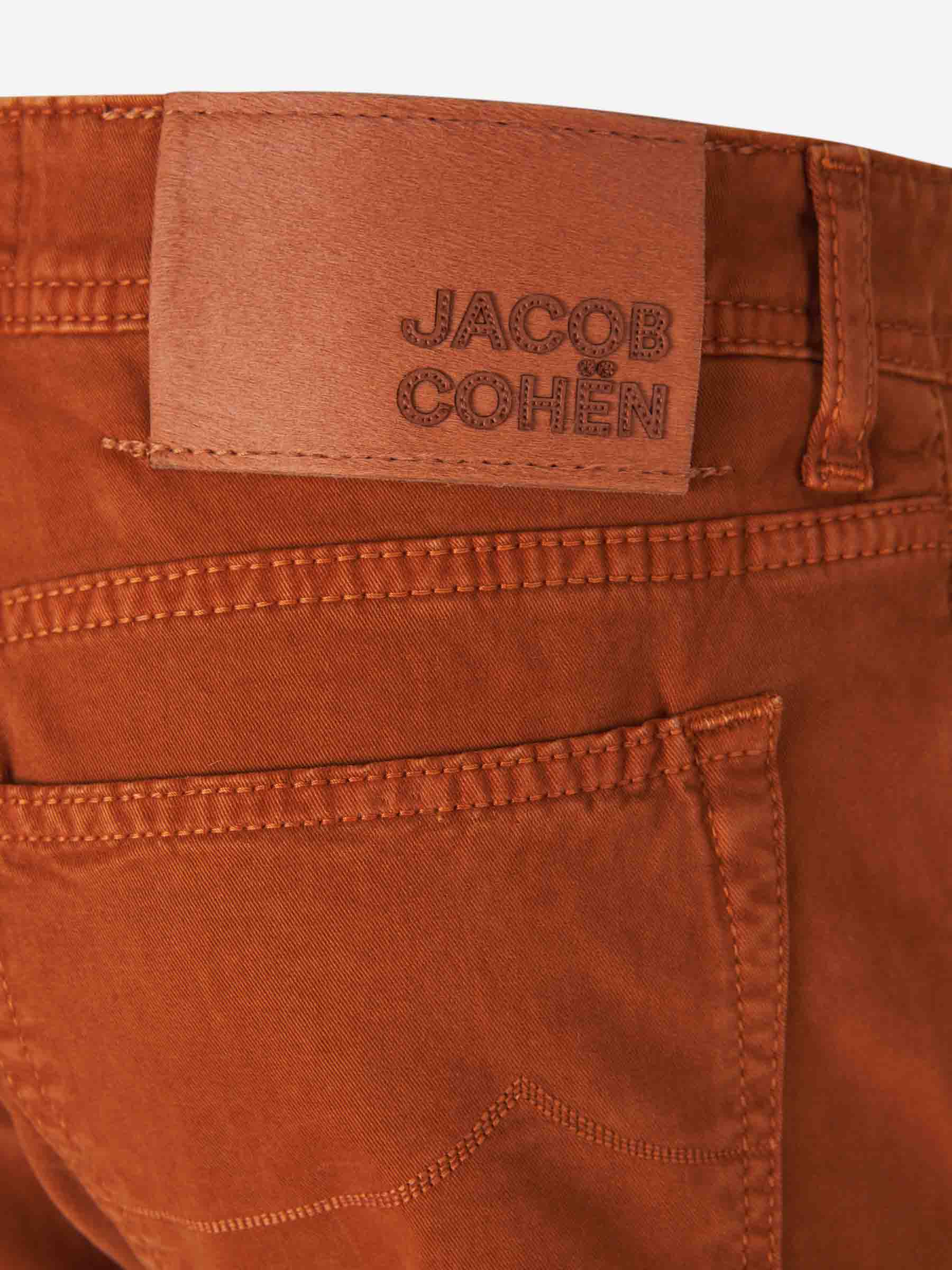 Jacob Cohën Hombre Barcelona Pantalones 5 Bolsillos Bard color Naranja sku 522-002531 08 - Foto 4
