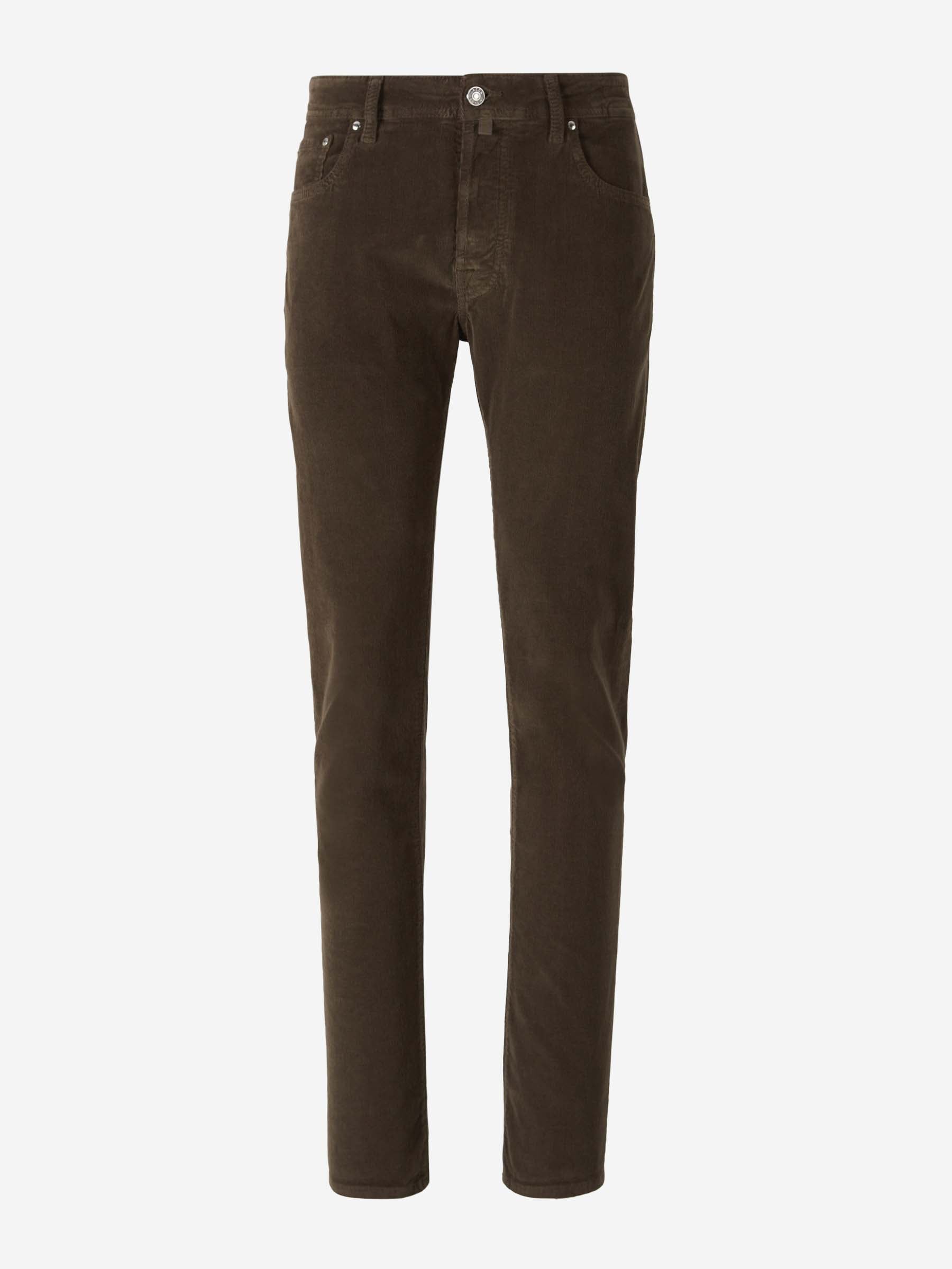 Outlet online Jacob Cohën Hombre Jeans Slim Bard Pana color Verde Oscuro sku 522-002532 08 - Foto 1