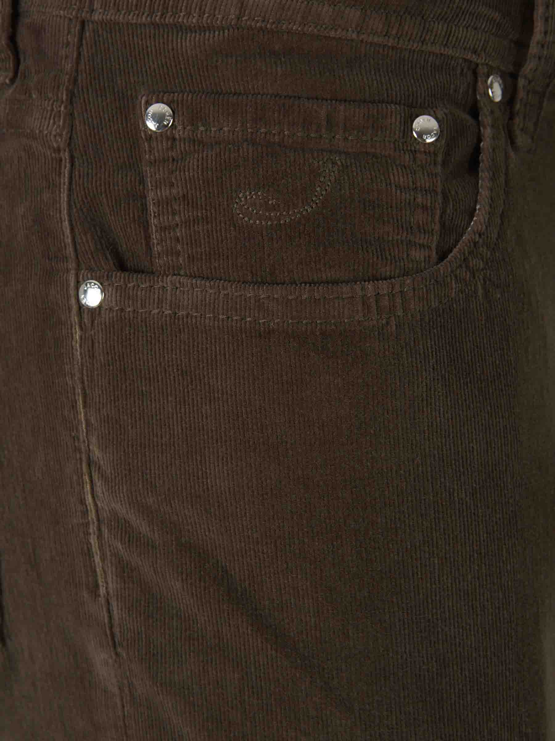 Outlet online Jacob Cohën Hombre Jeans Slim Bard Pana color Verde Oscuro sku 522-002532 08 - Foto 3