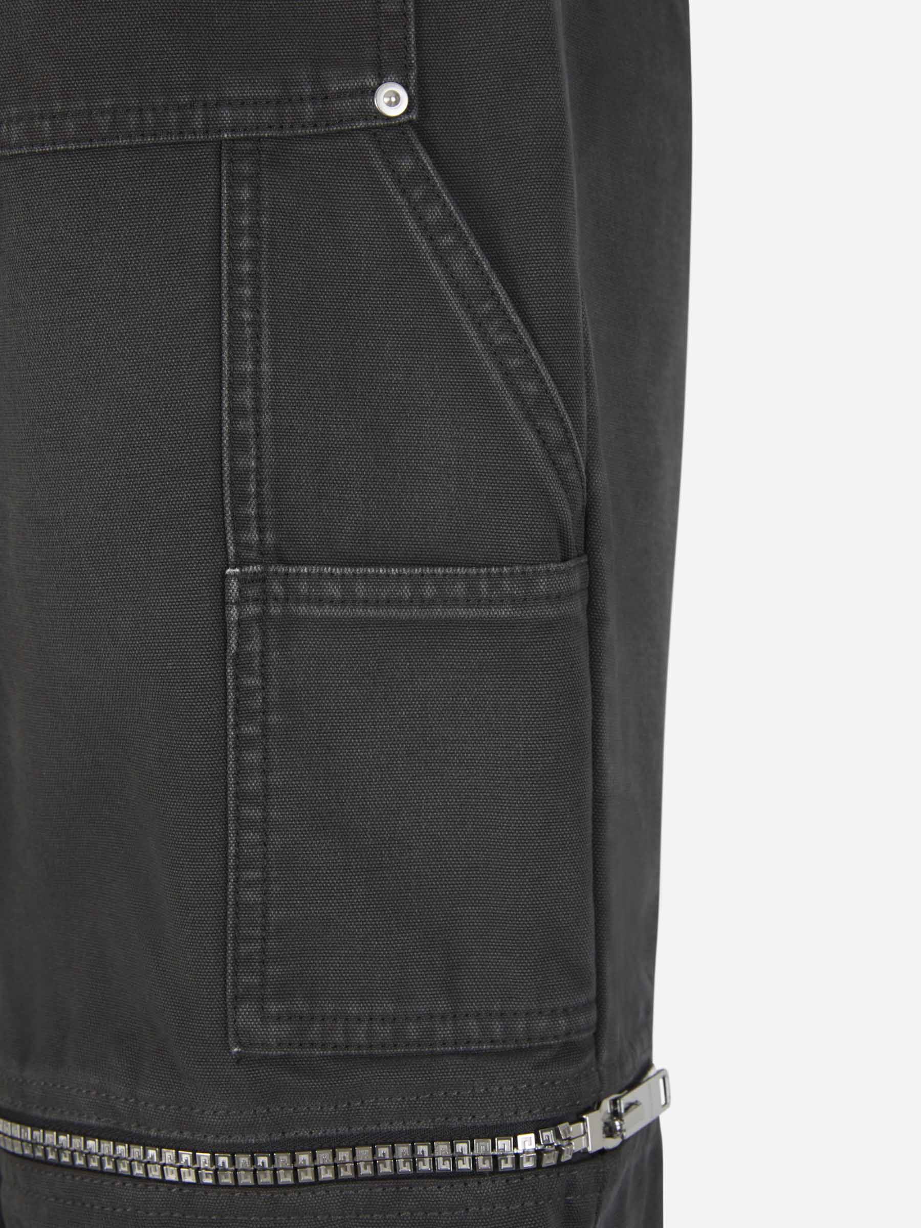 Outlet online Givenchy Hombre Pantalones Cargo Algodón color Gris Antracita sku 522-002540 01 - Foto 8