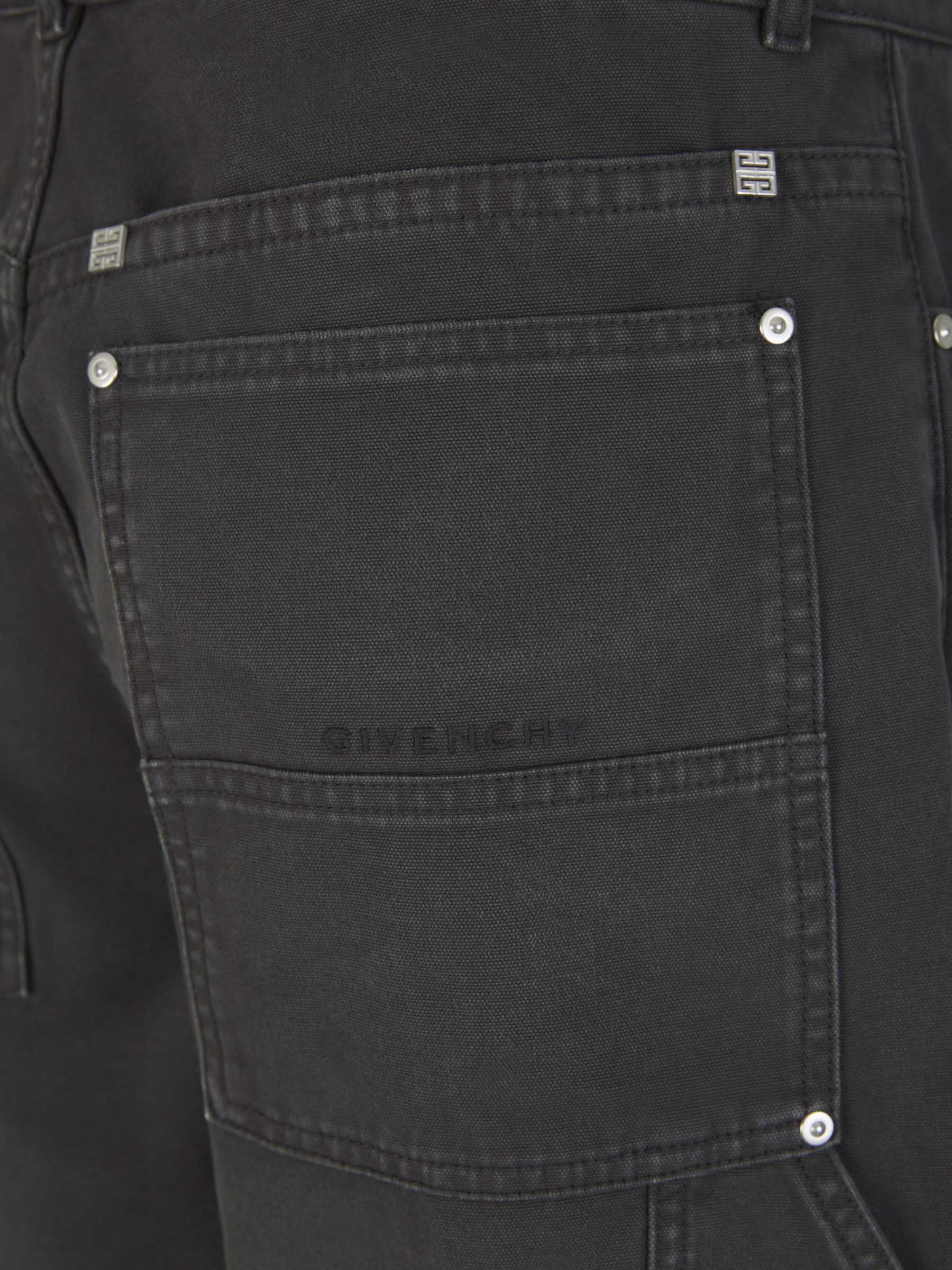 Outlet online Givenchy Hombre Pantalones Cargo Algodón color Gris Antracita sku 522-002540 01 - Foto 7