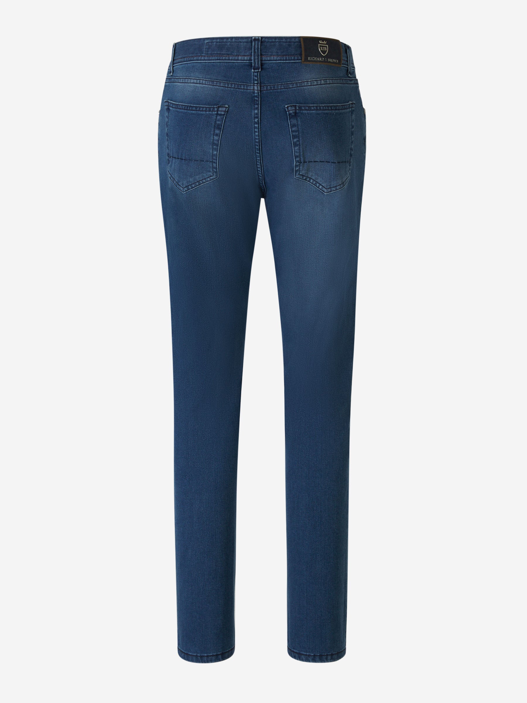 Outlet online Richard J. Brown Hombre Jeans Straight Fit color Azul Denim Oscuro sku 522-002648 01 - Foto 2
