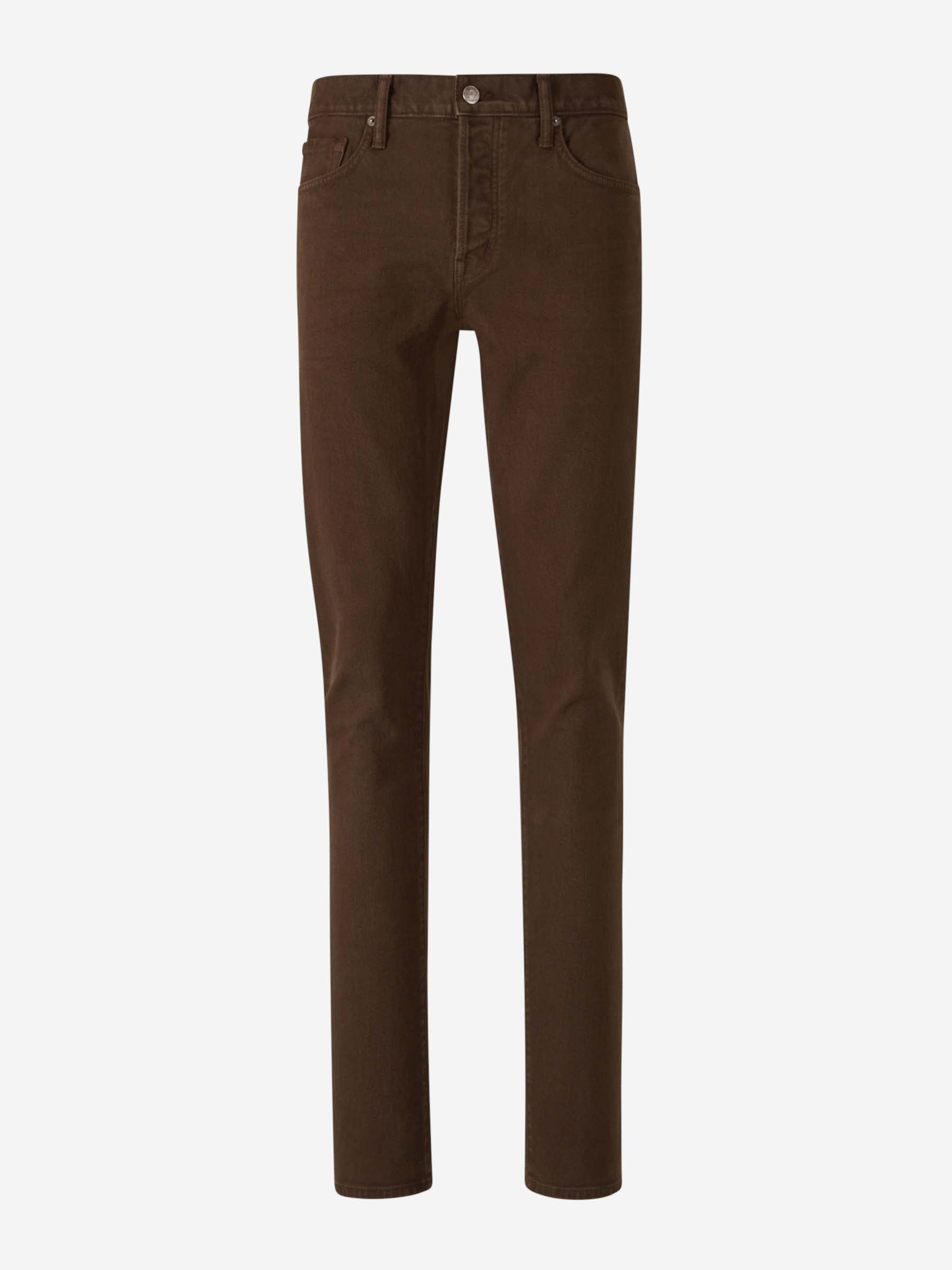 Outlet online Tom Ford Hombre Jeans Twill Algodón color Marron Oscuro sku 522-002652 01 - Foto 1