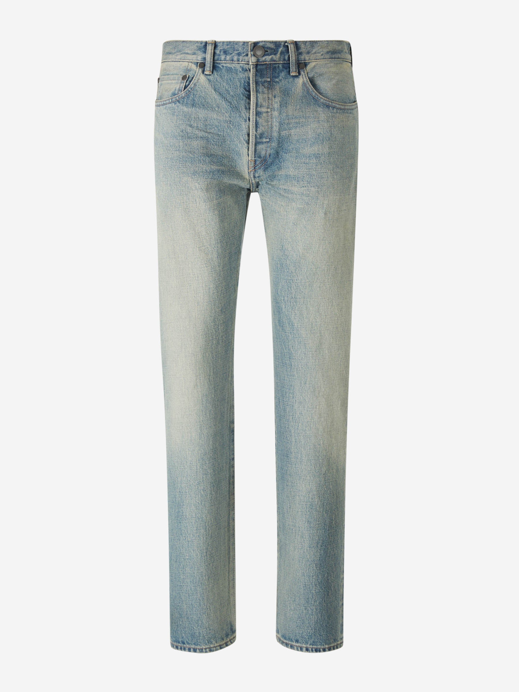 Outlet online John Elliott Hombre Jeans Straight Fit Daze color Azul Denim Claro sku 522-002680 01 - Foto 1