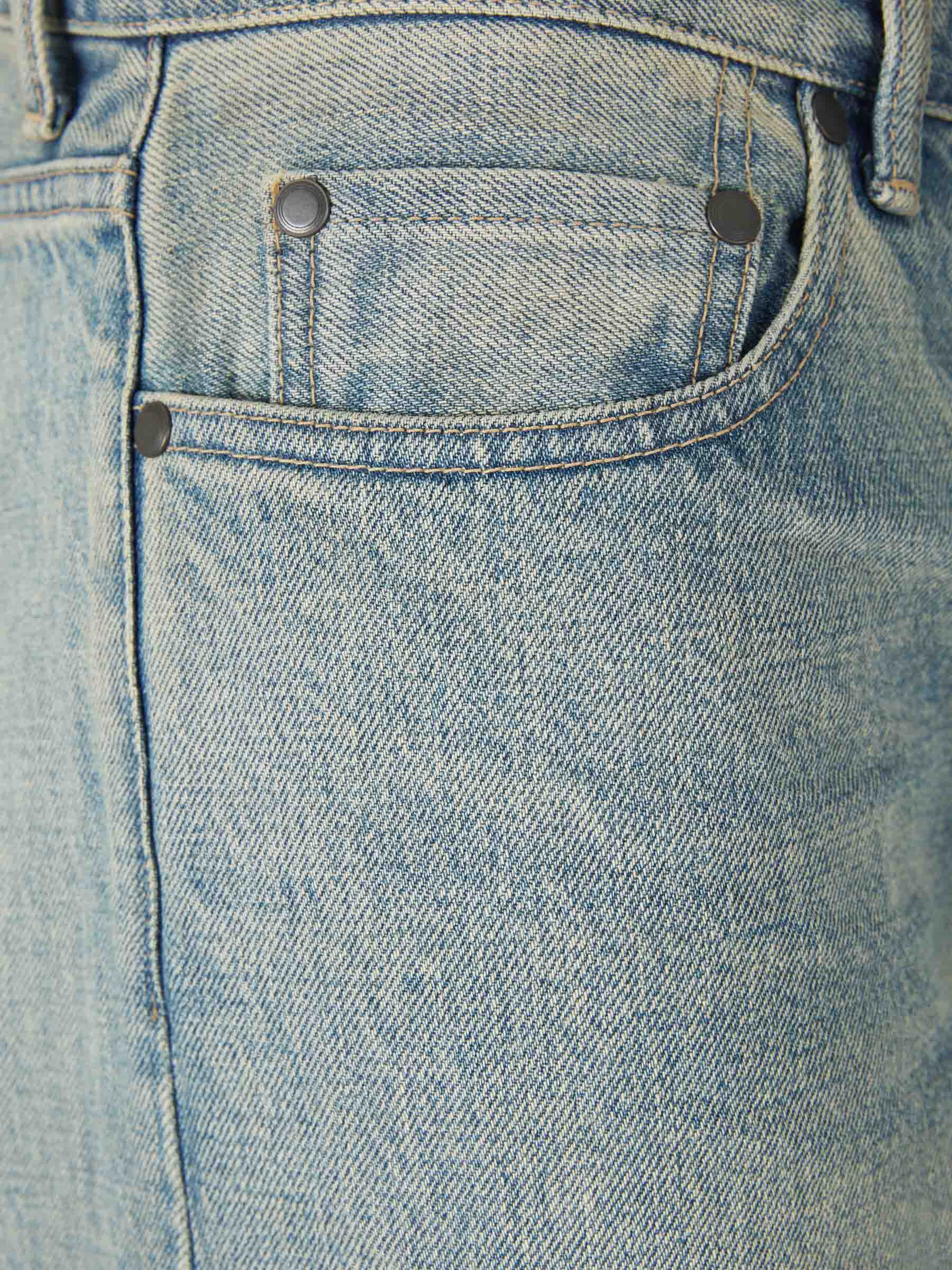Outlet online John Elliott Hombre Jeans Straight Fit Daze color Azul Denim Claro sku 522-002680 01 - Foto 3