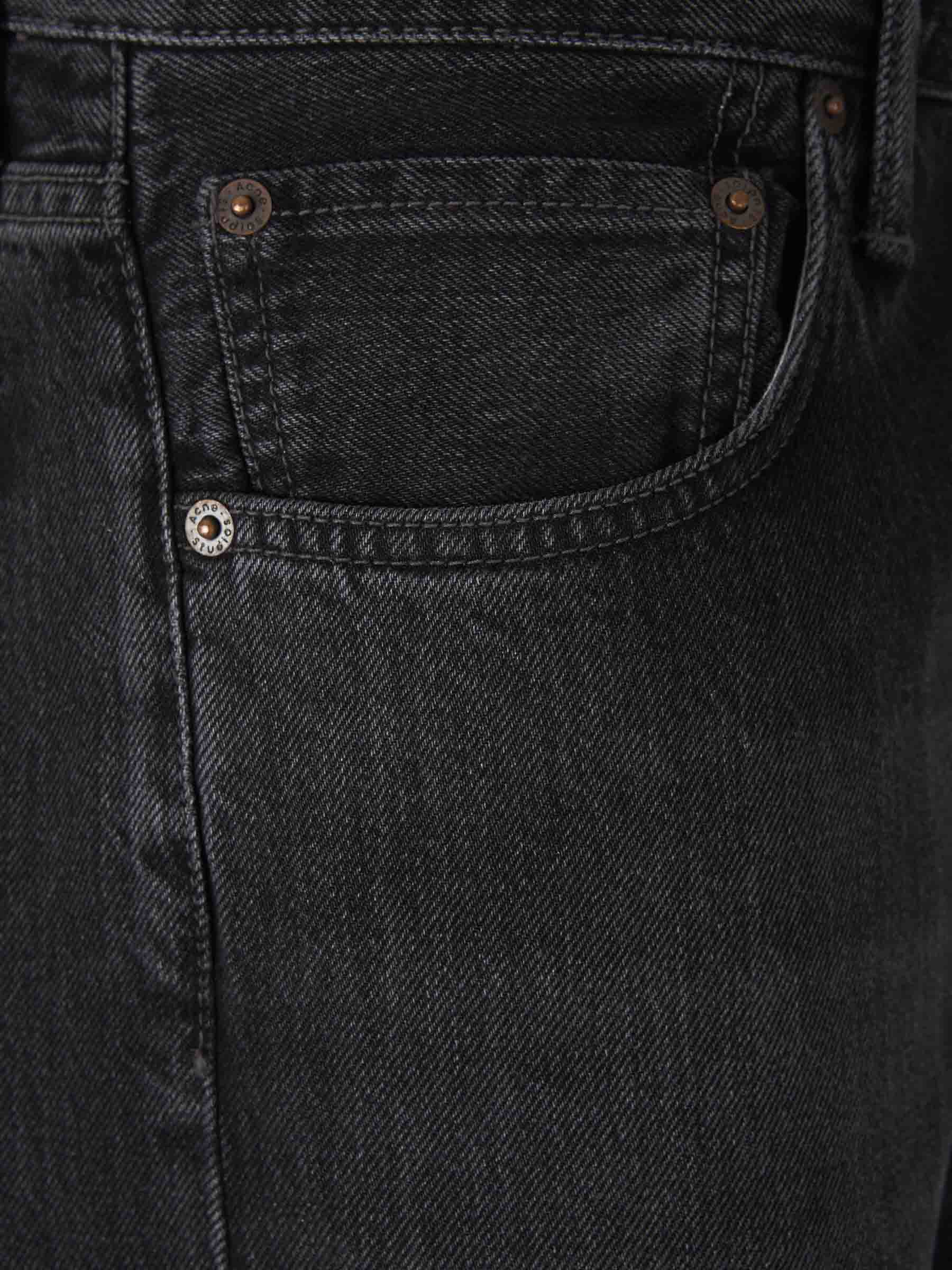 Acne Studios Hombre Barcelona Jeans Regular Fit - 1996 color Negro sku 522-002725 01 - Foto 3