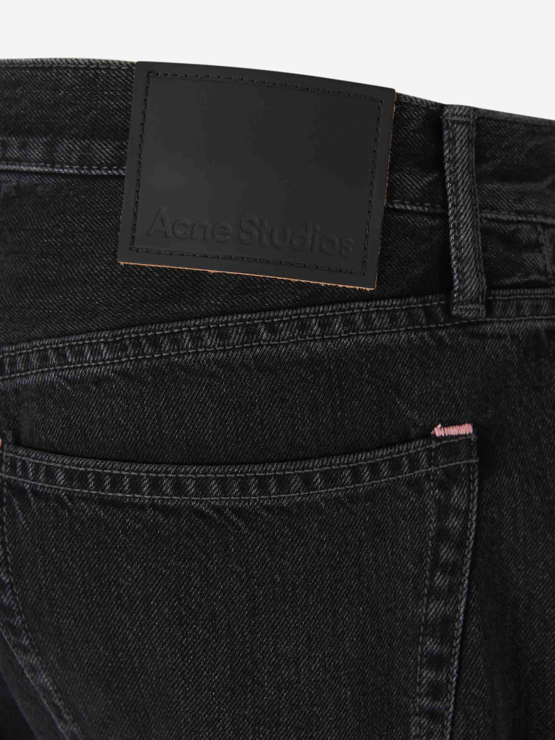 Acne Studios Hombre Barcelona Jeans Regular Fit - 1996 color Negro sku 522-002725 01 - Foto 5