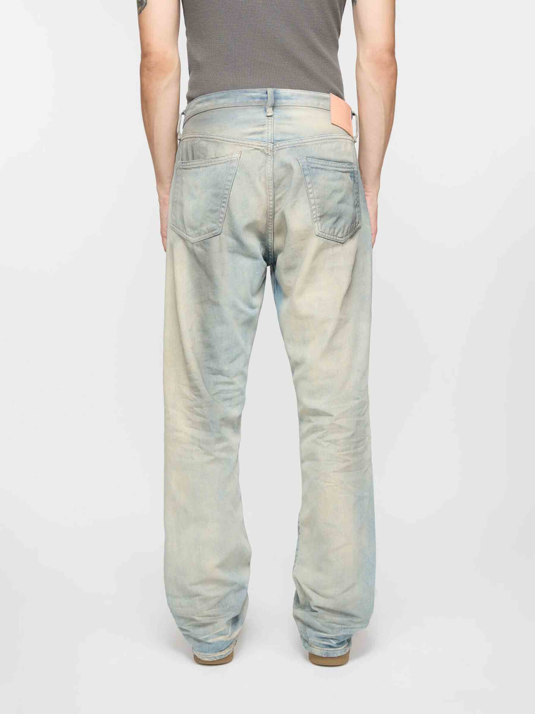 Outlet online Acne Studios Hombre Jeans Straight 1999 color Azul Denim Claro sku 522-002726 01 - Foto 2