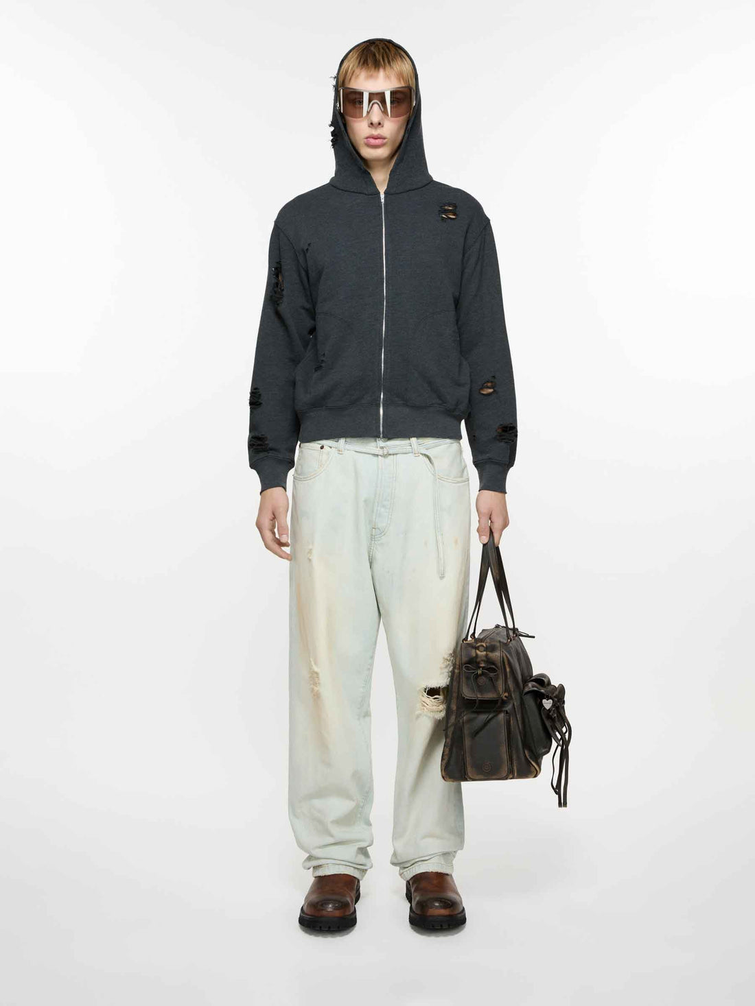 Outlet online Acne Studios Hombre Jeans Wide Leg 1991 color Azul Denim Claro sku 522-002736 01 - Foto 2