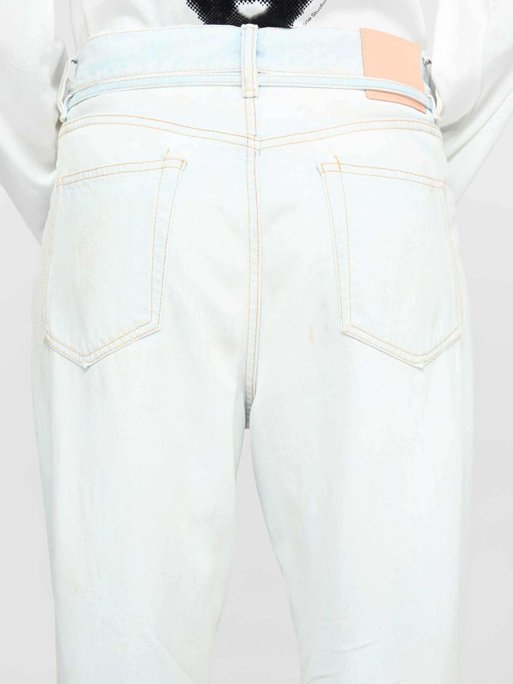 Outlet online Acne Studios Hombre Jeans Wide Leg 1991 color Azul Denim Claro sku 522-002736 01 - Foto 2