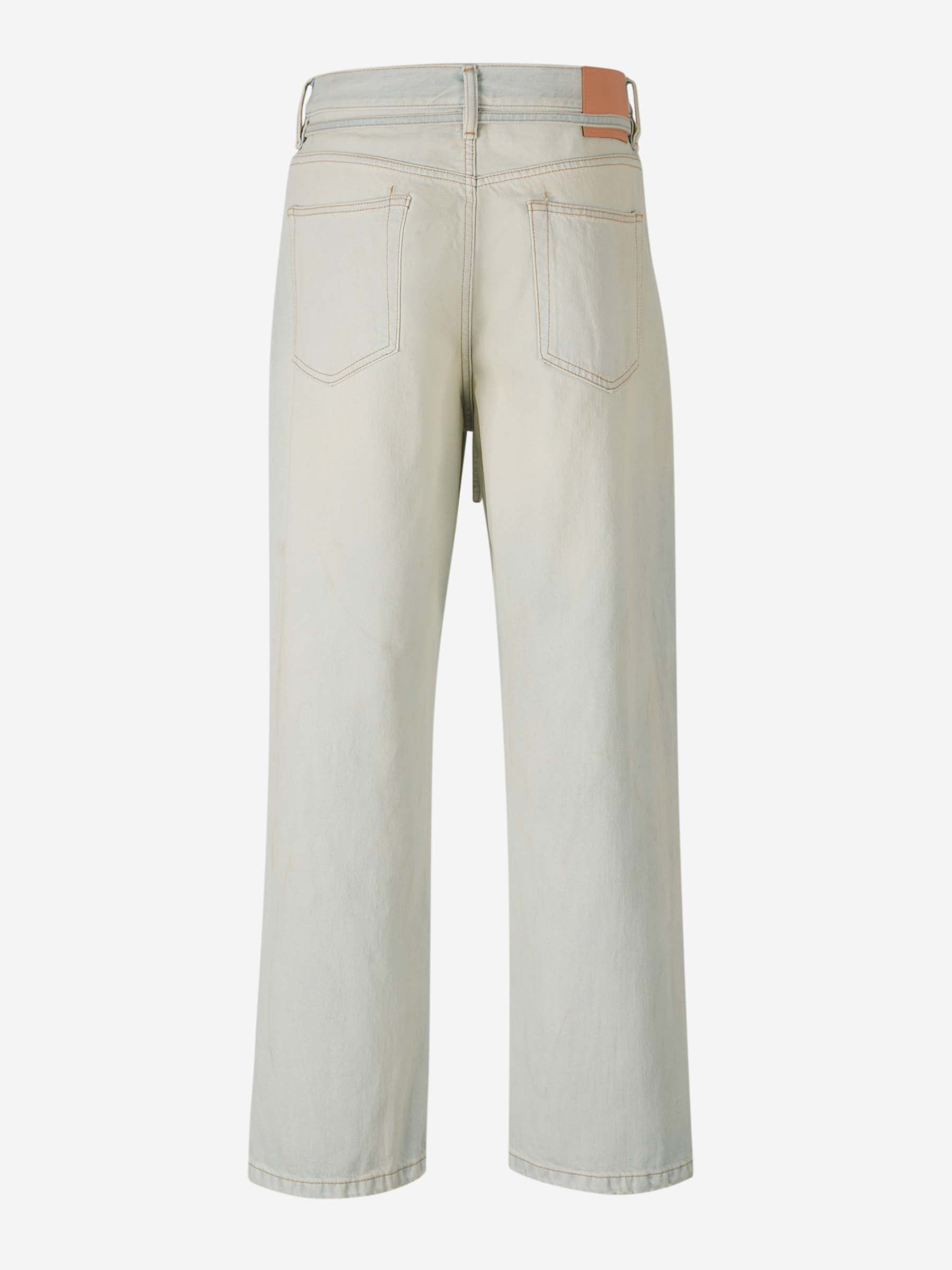 Outlet online Acne Studios Hombre Jeans Wide Leg 1991 color Azul Denim Claro sku 522-002736 01 - Foto 3