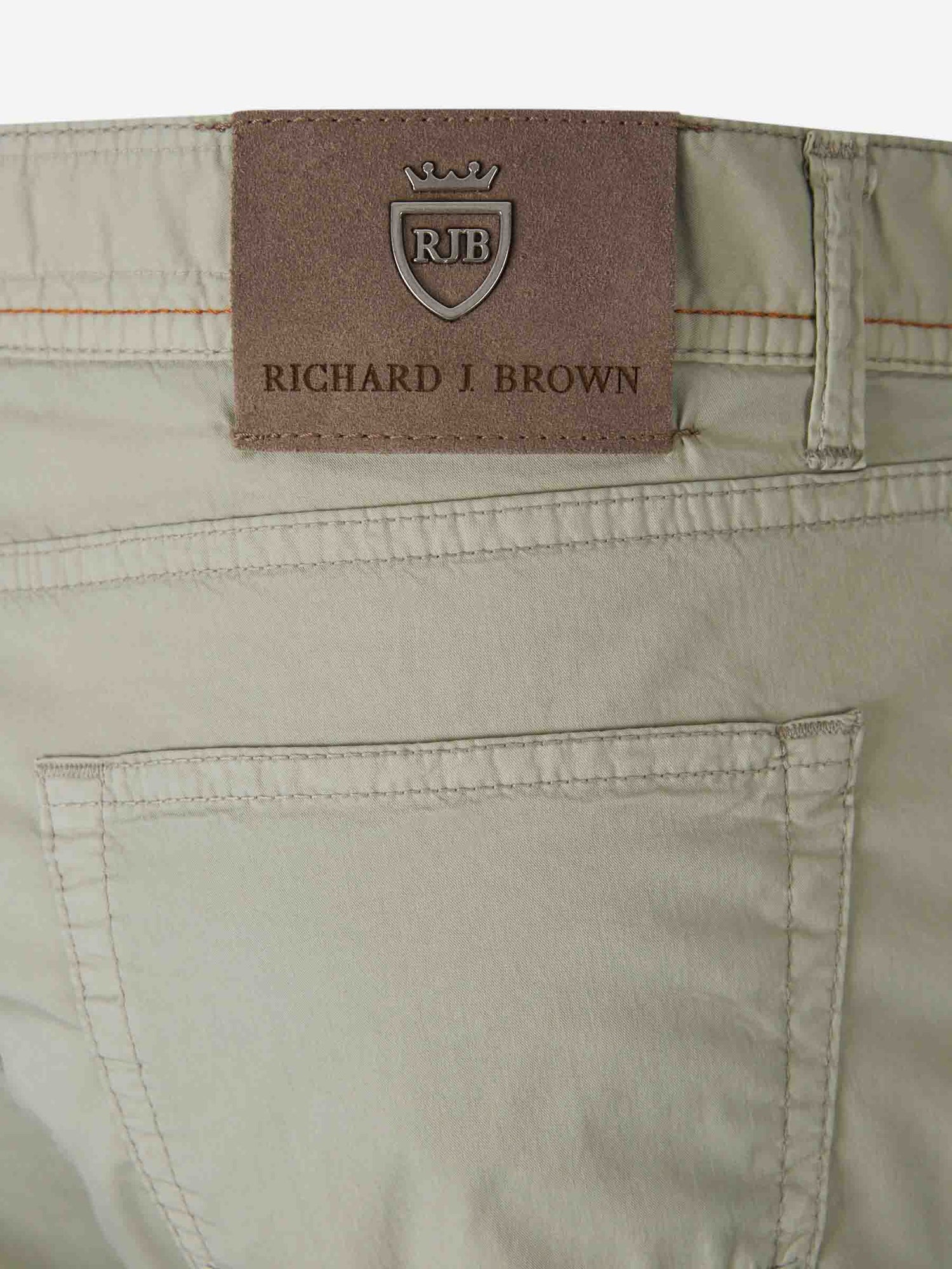Richard J. Brown Hombre Barcelona Jeans Straight Fit color Taupe sku 522-002743 01 - Foto 5